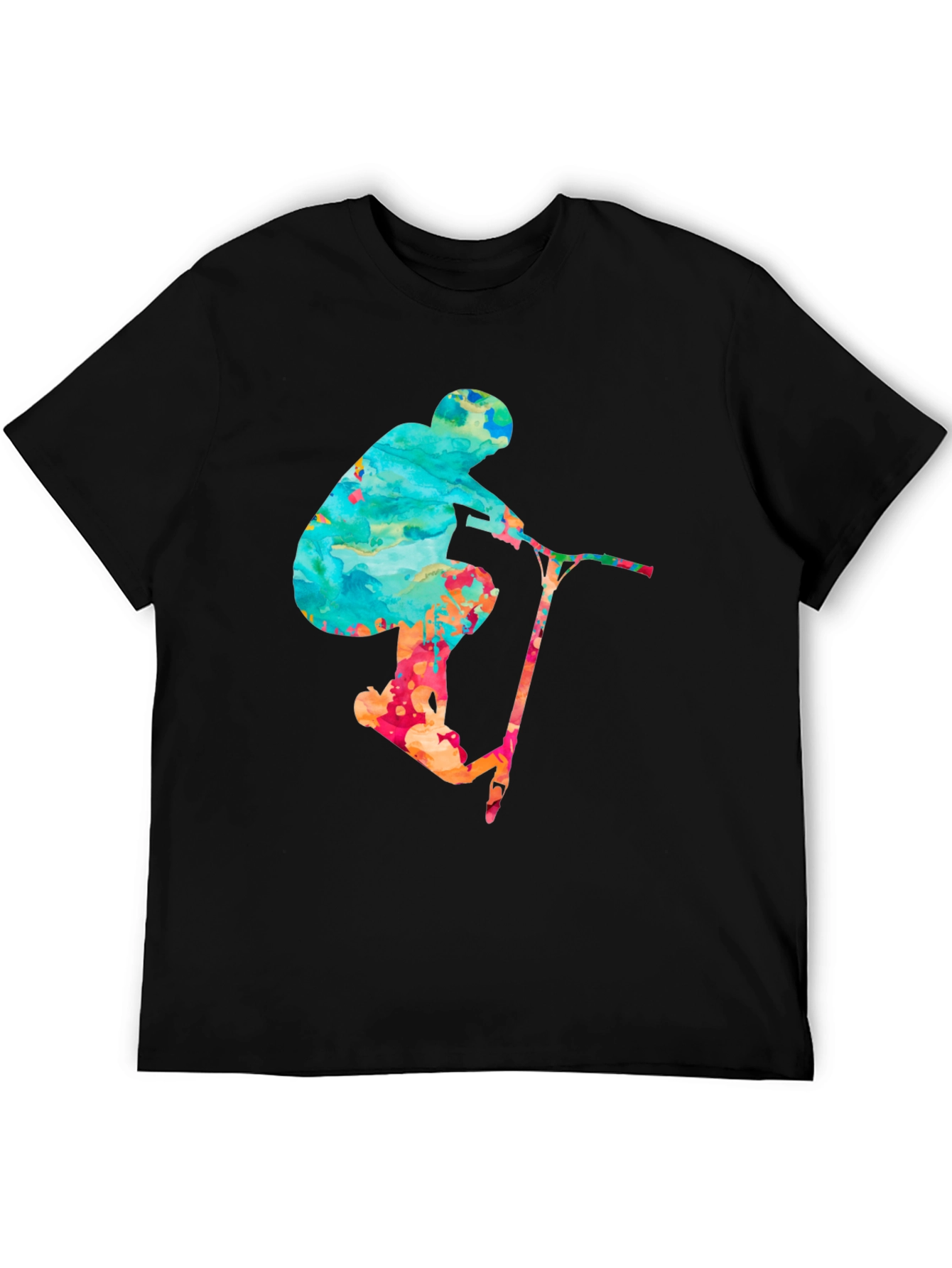 Abstract Scooter T-Shirt - Ride in Style!