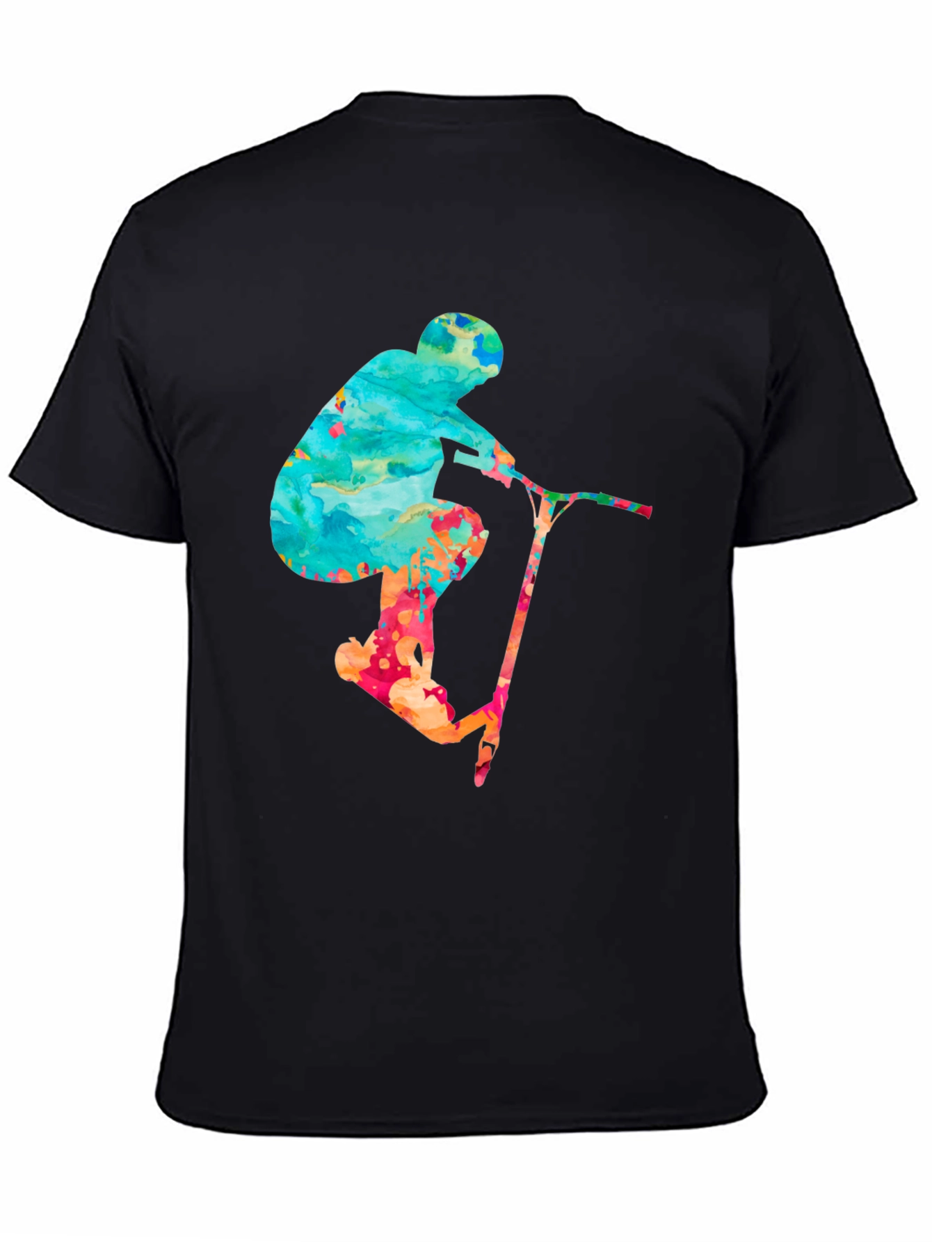 Abstract Scooter T-Shirt - Ride in Style!