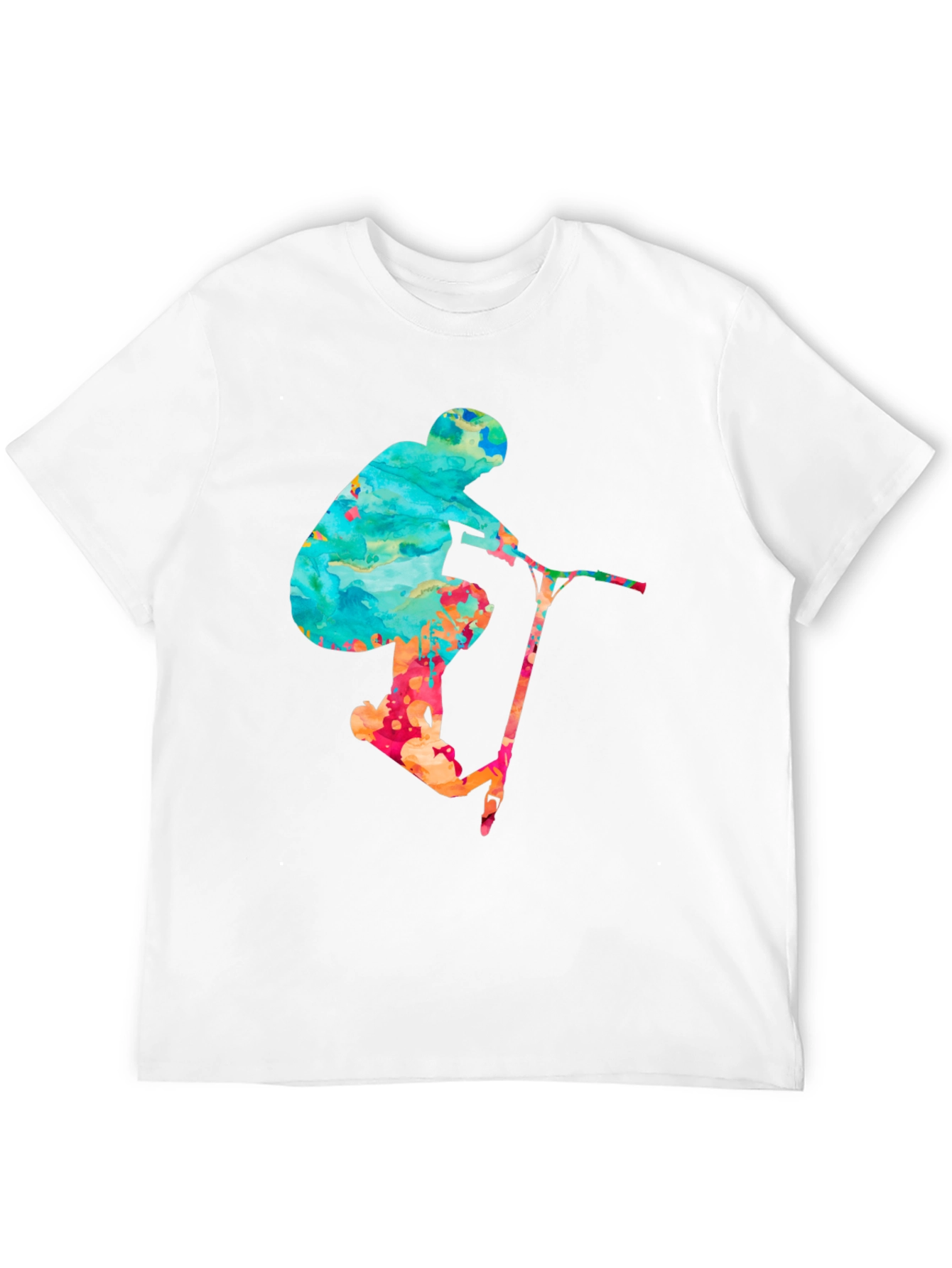 Abstract Scooter T-Shirt - Ride in Style!