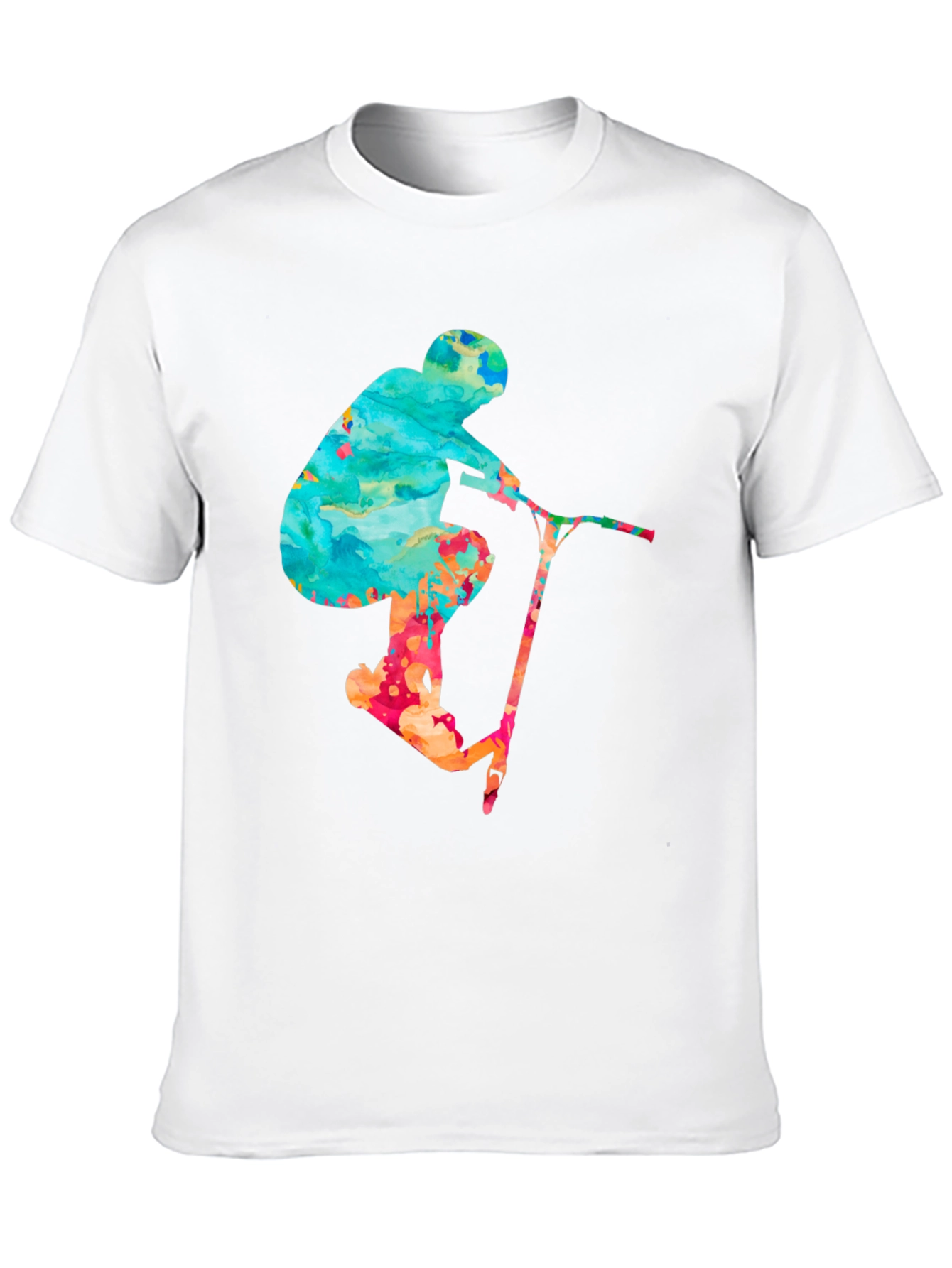 Abstract Scooter T-Shirt - Ride in Style!