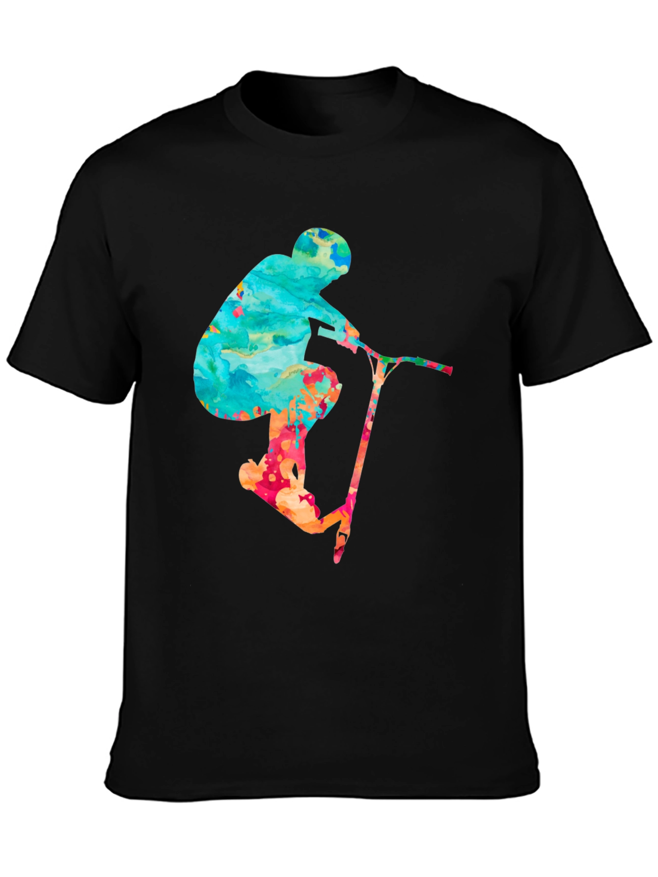 Abstract Scooter T-Shirt - Ride in Style!