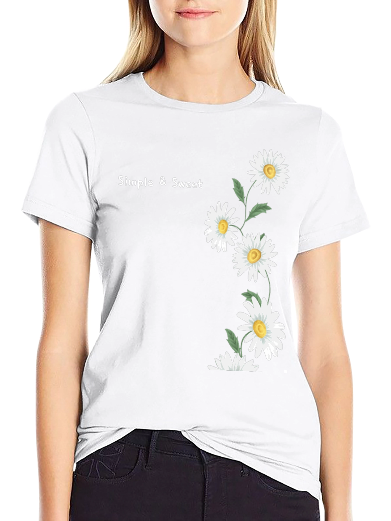 Simple & Sweet Daisy Graphic Tee