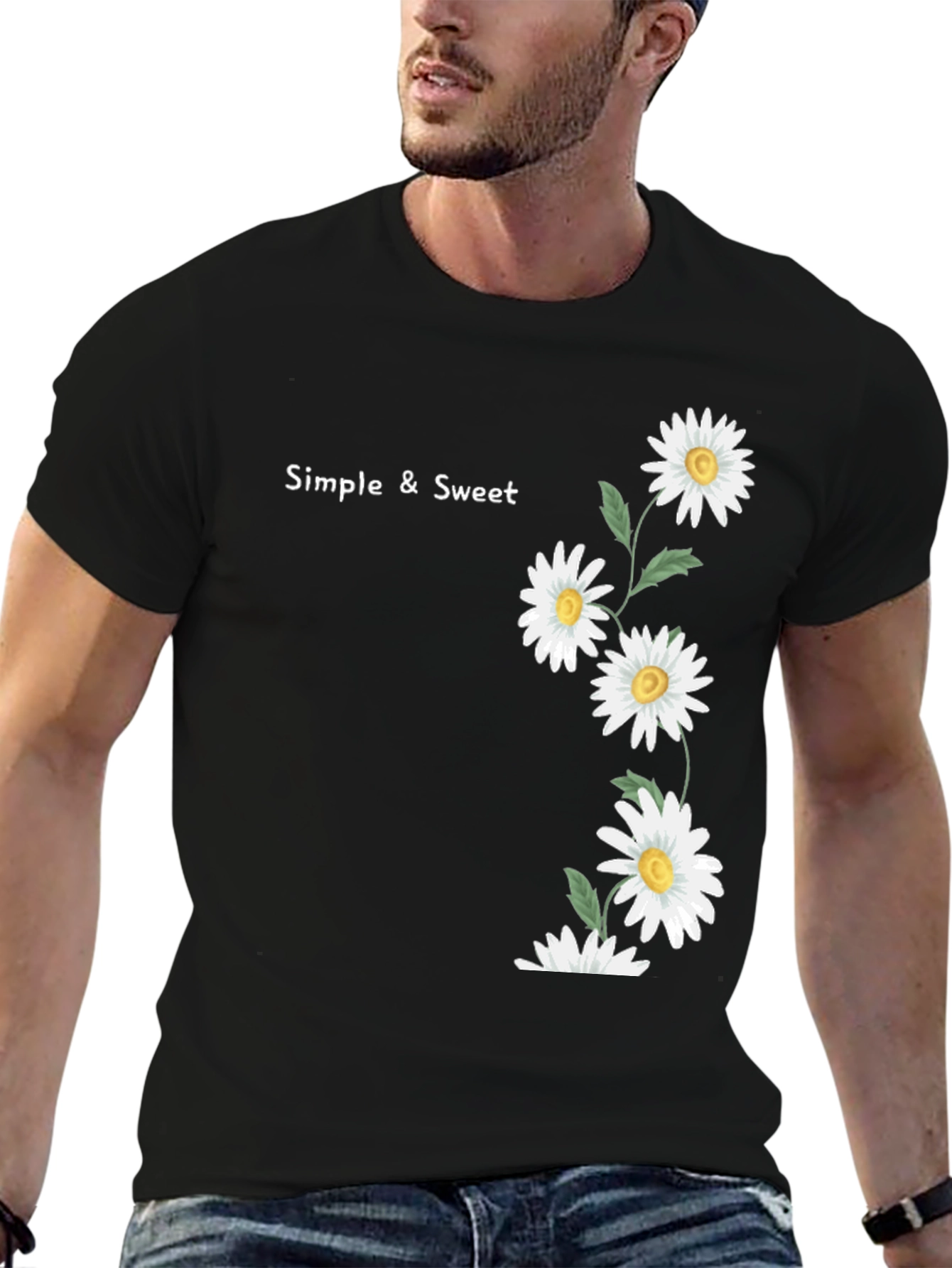 Simple & Sweet Daisy Graphic Tee