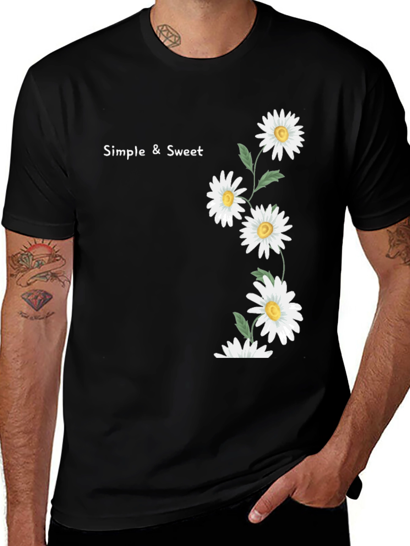 Simple & Sweet Daisy Graphic Tee