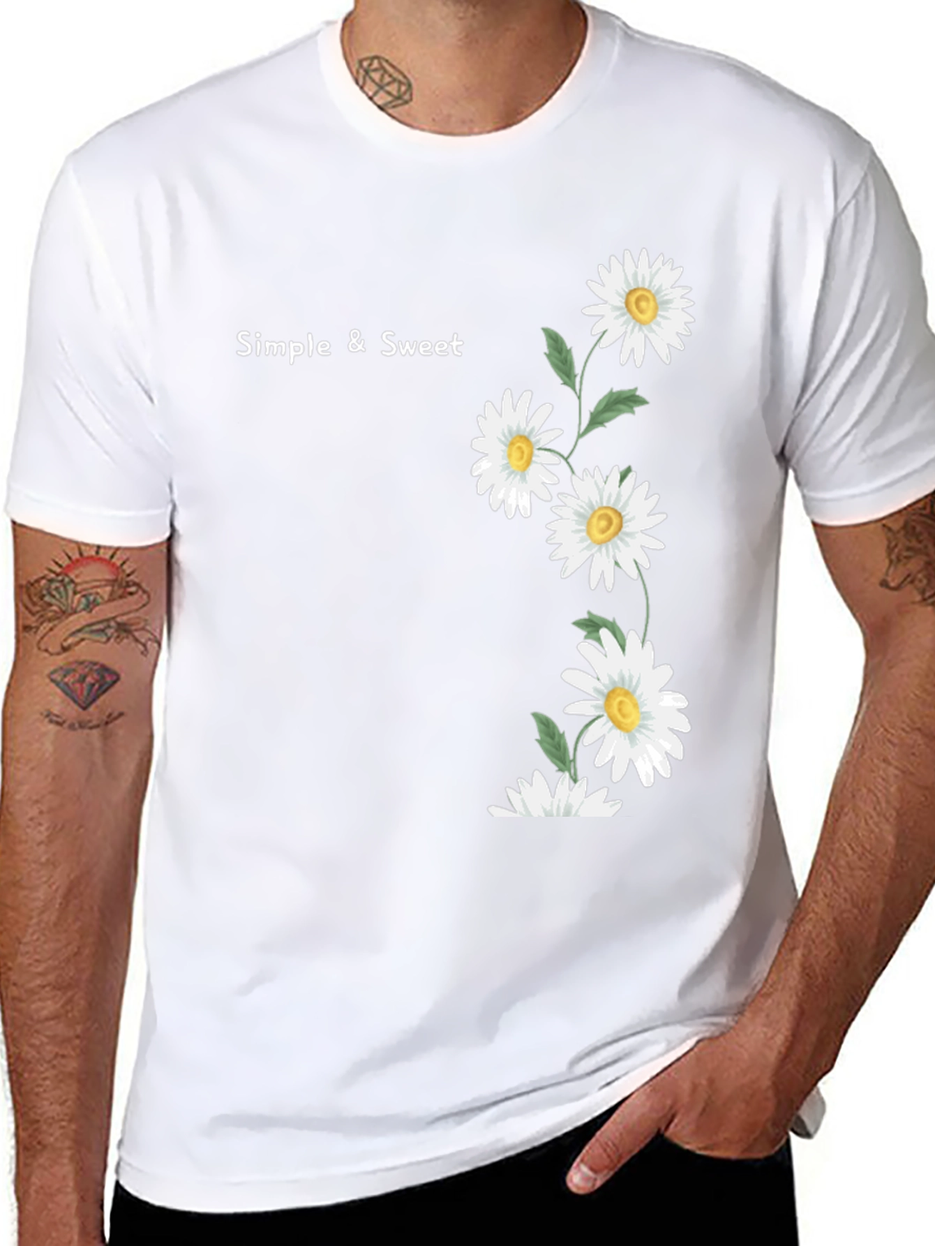 Simple & Sweet Daisy Graphic Tee