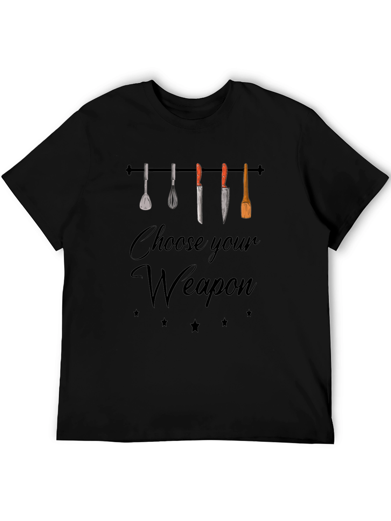 Choose Your Weapon Funny Chef T-Shirt
