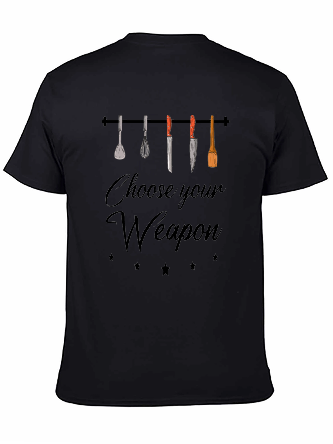 Choose Your Weapon Funny Chef T-Shirt