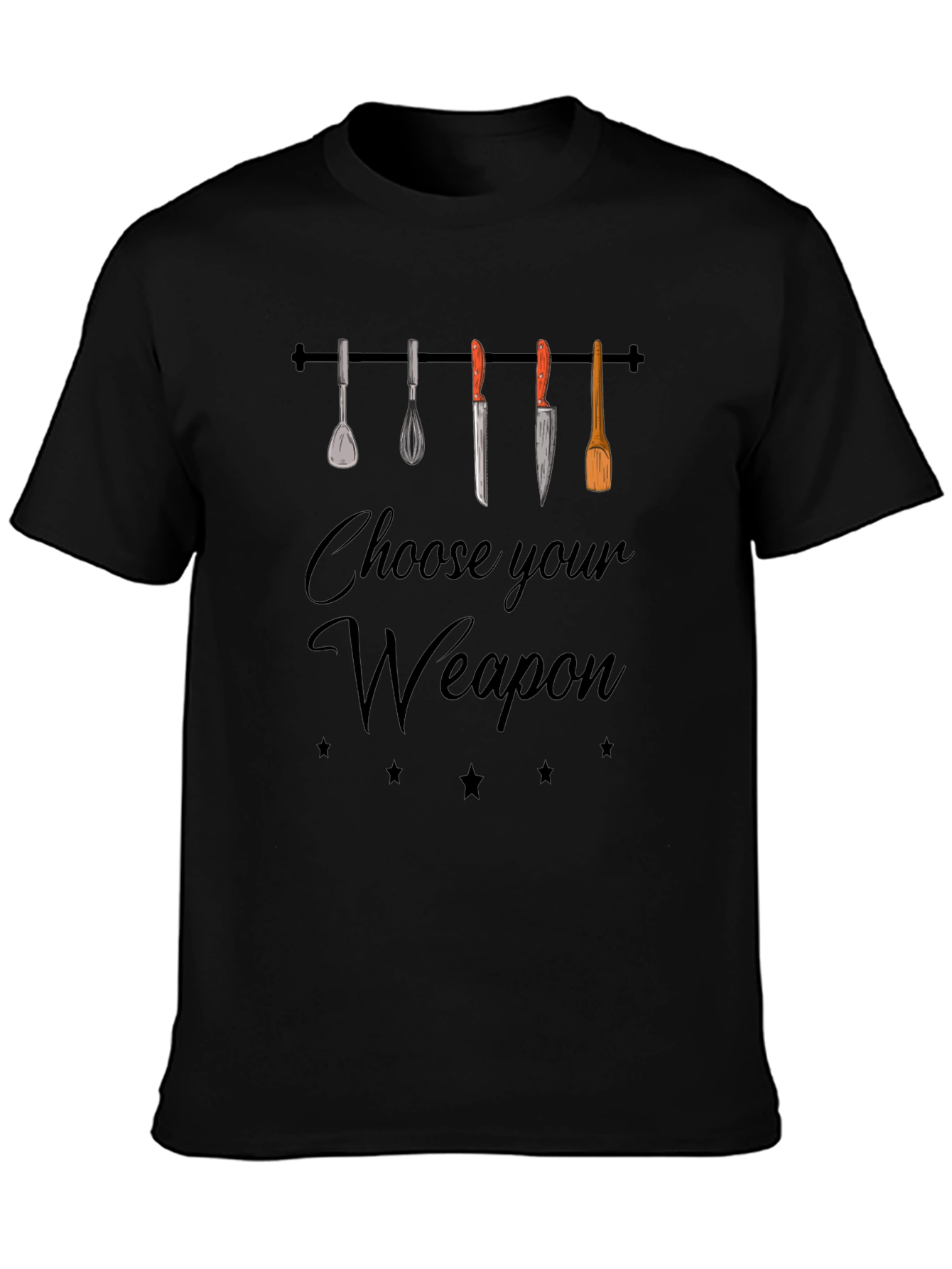 Choose Your Weapon Funny Chef T-Shirt
