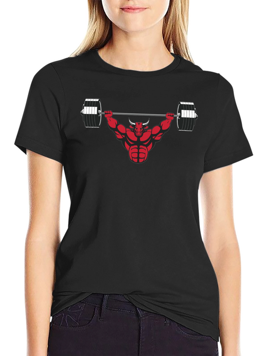 Bull Gym Weightlifting Graphic Tee