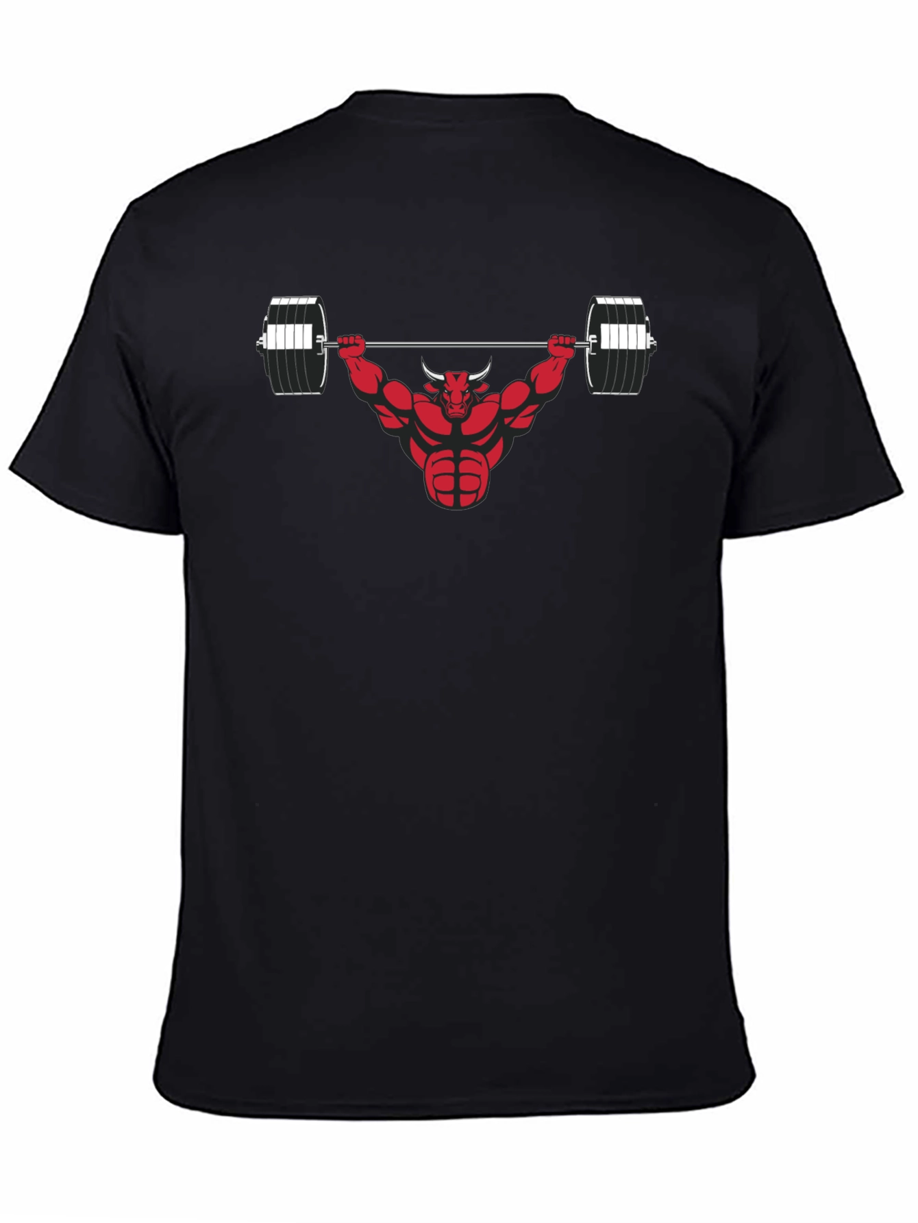 Bull Gym Weightlifting Graphic Tee