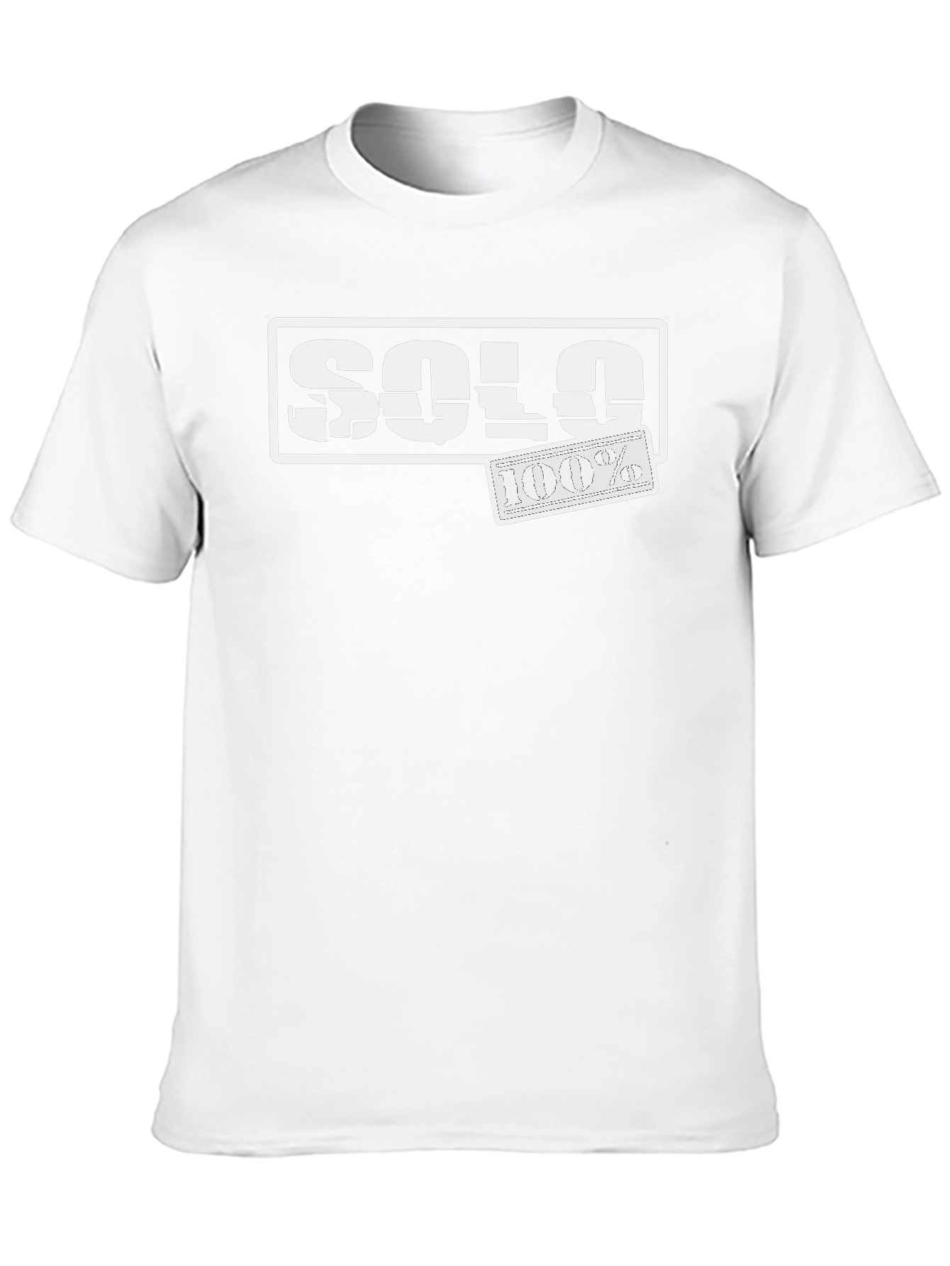 Solo 100% Black Graphic Tee