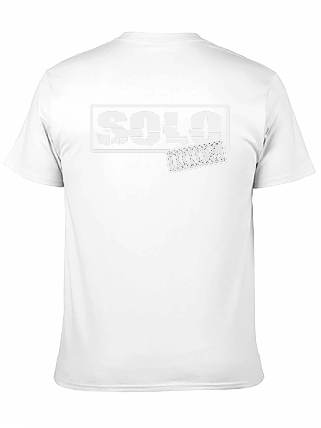 Solo 100% Black Graphic Tee