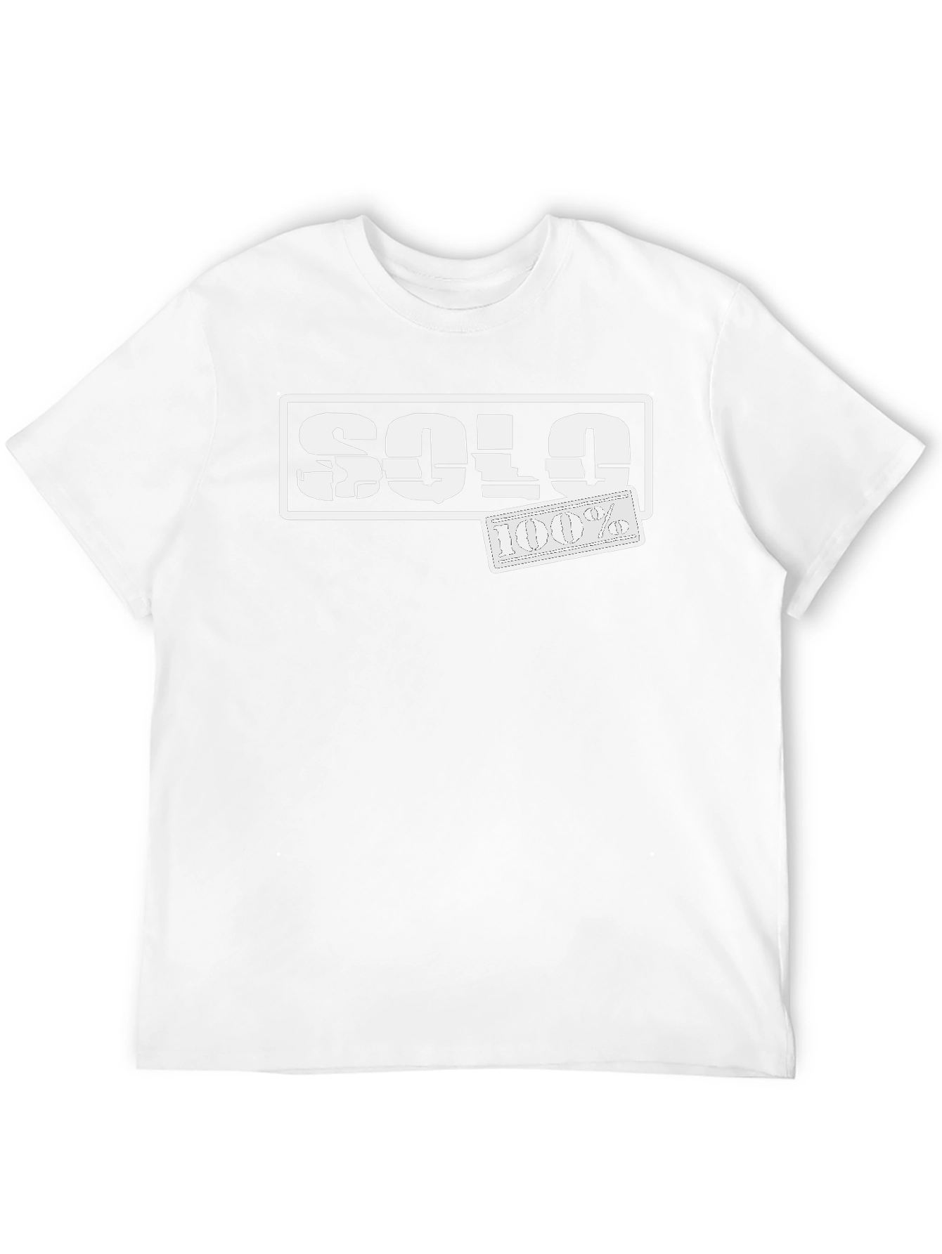 Solo 100% Black Graphic Tee