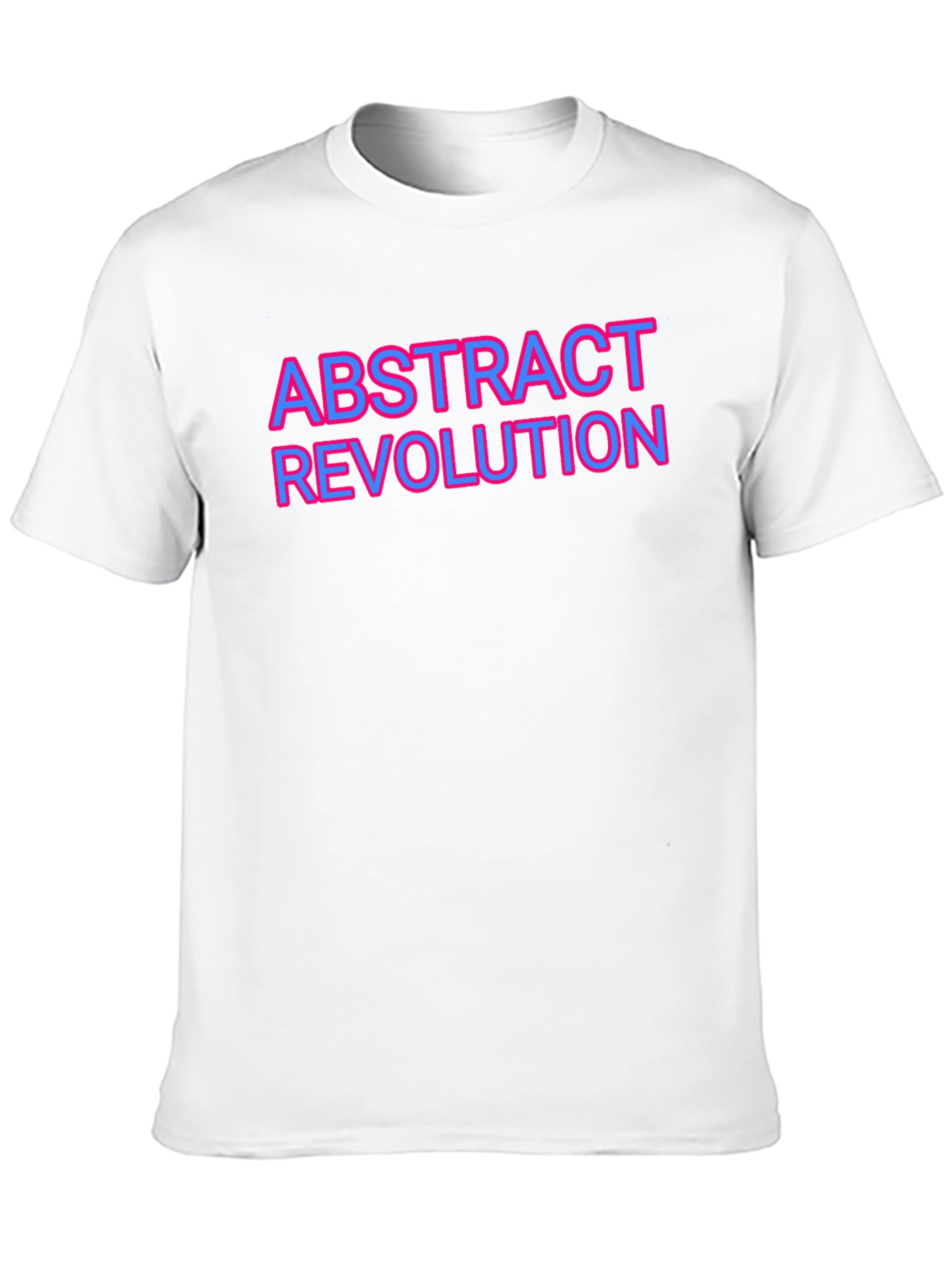 Abstract Revolution Graphic Tee - Black Cotton T-Shirt