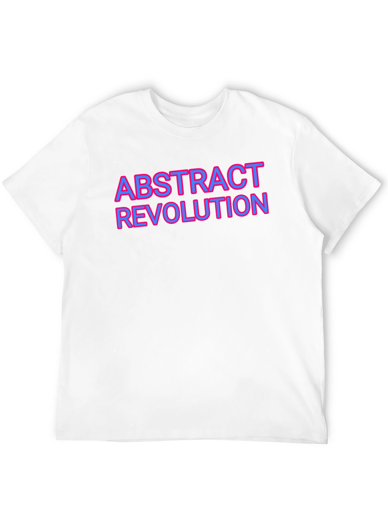 Abstract Revolution Graphic Tee - Black Cotton T-Shirt