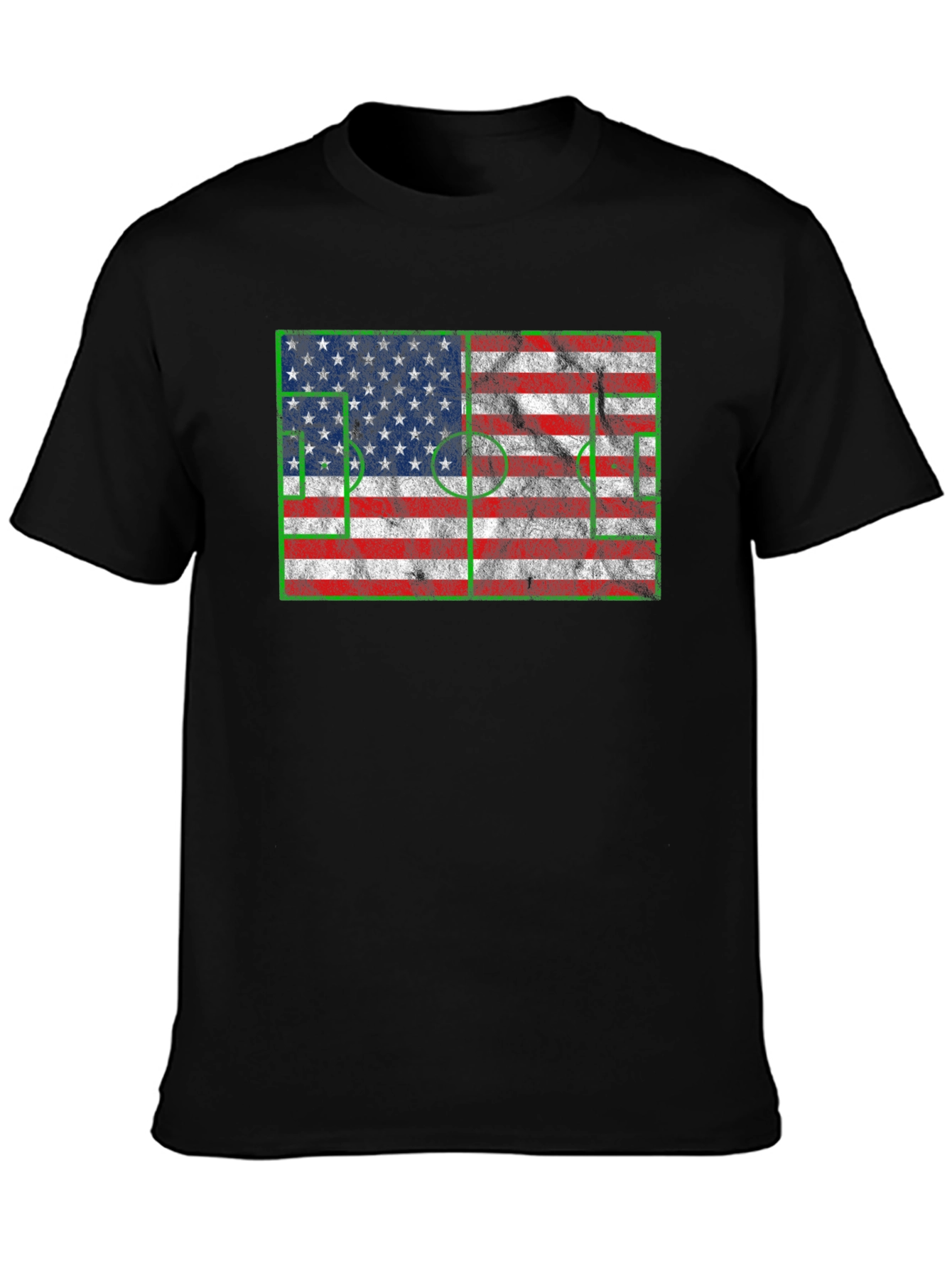 American Flag Soccer T-Shirt