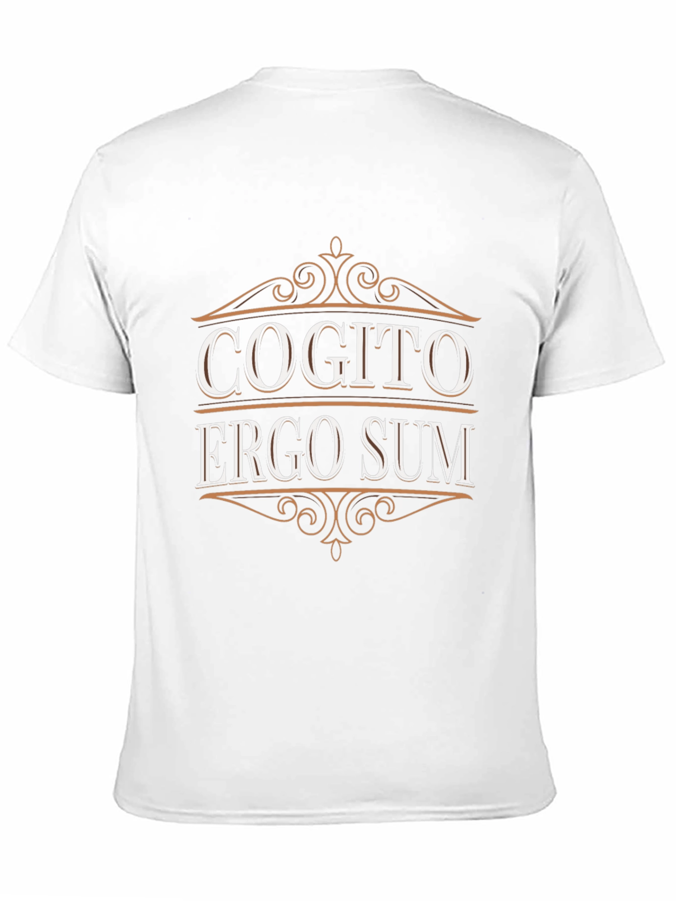 Cogito Ergo Sum Black T-Shirt - Philosophical Tee