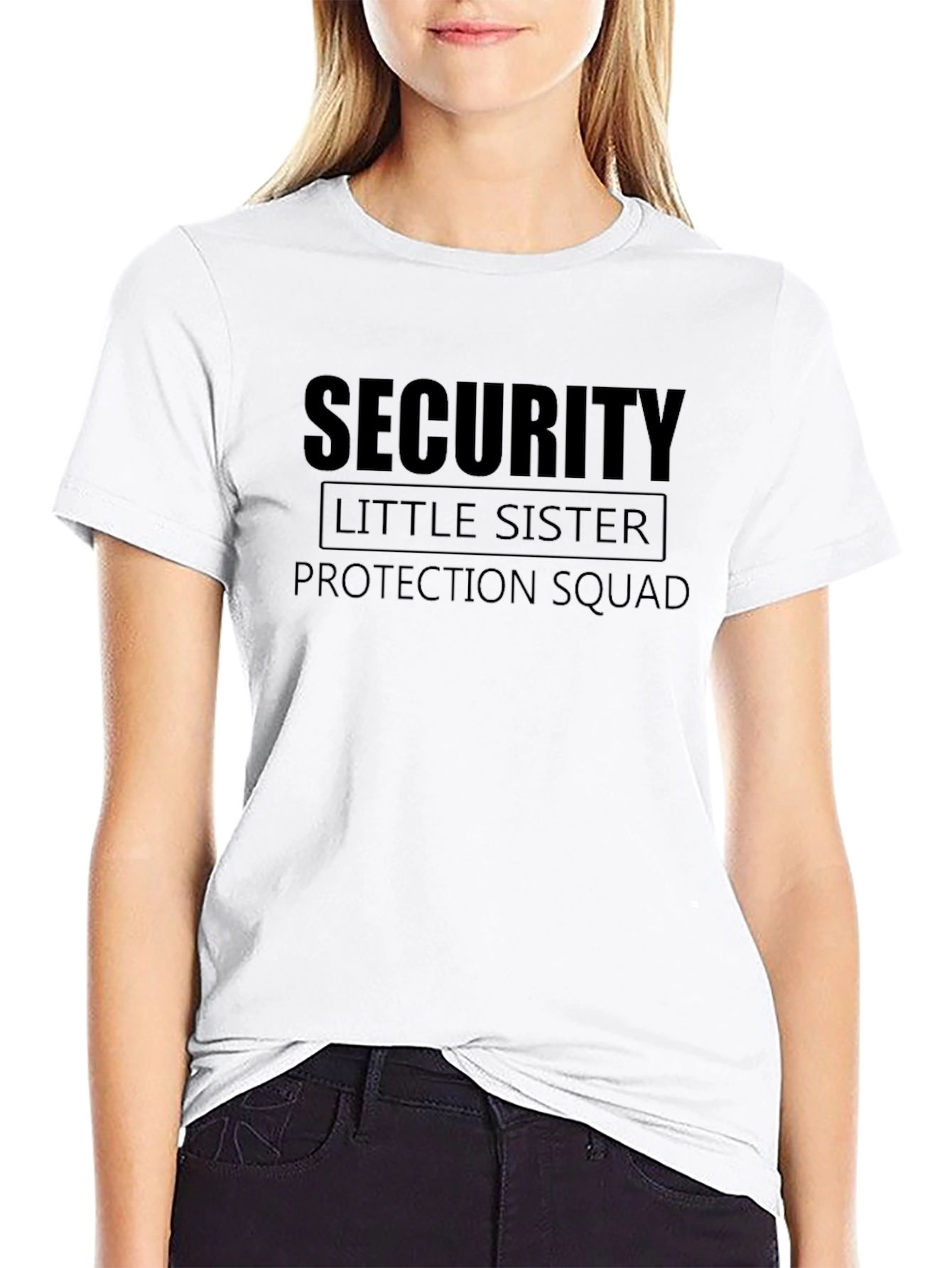 Security Little Sister Protection Squad Tee