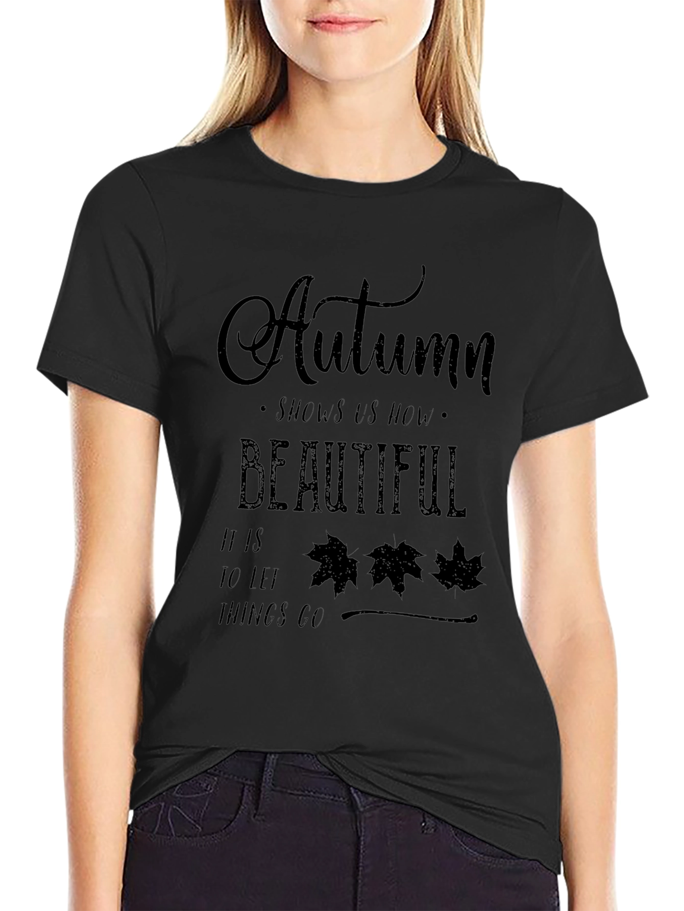 Autumn Graphic T-Shirt - Inspirational Seasonal Tee