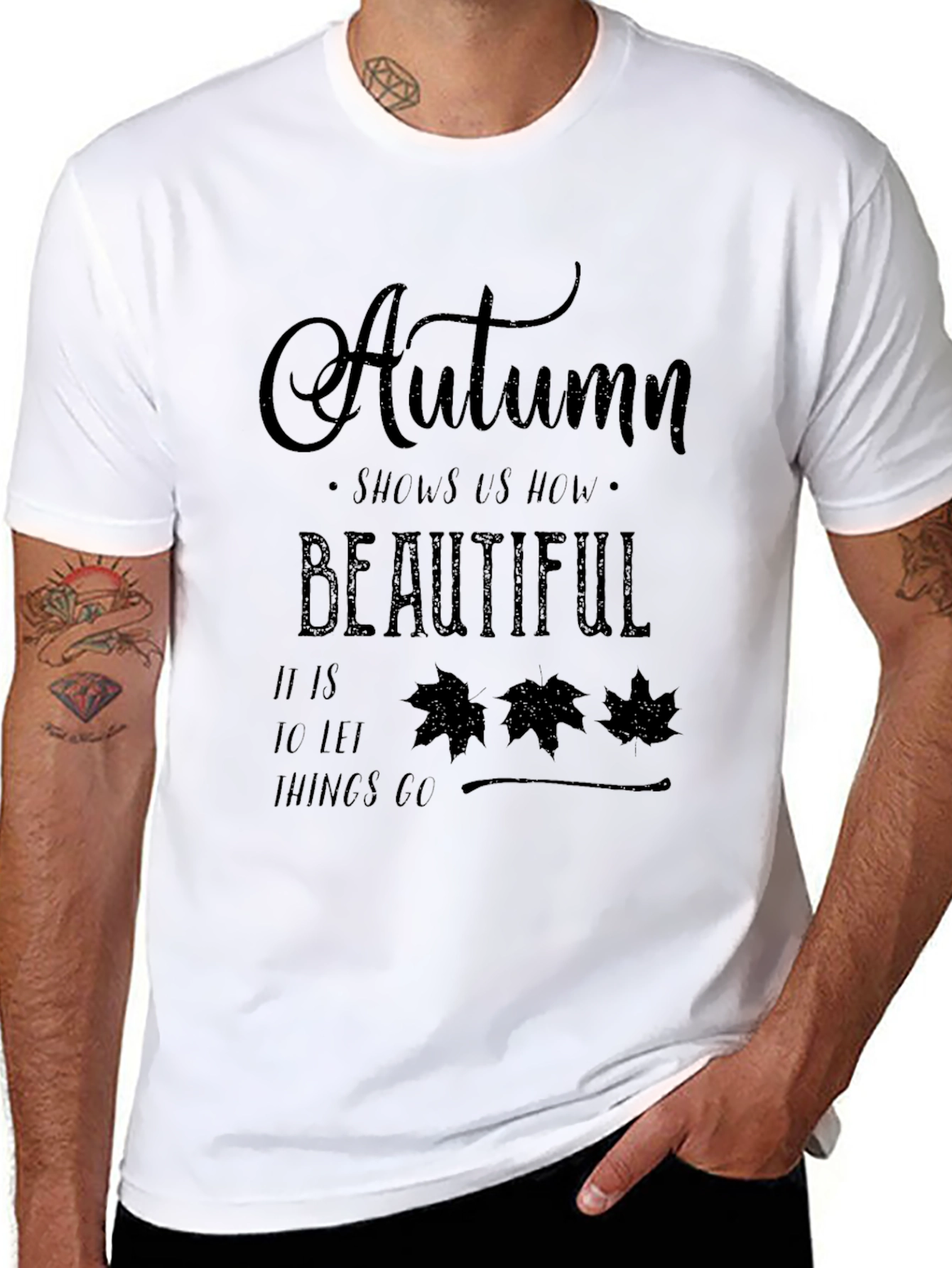 Autumn Graphic T-Shirt - Inspirational Seasonal Tee