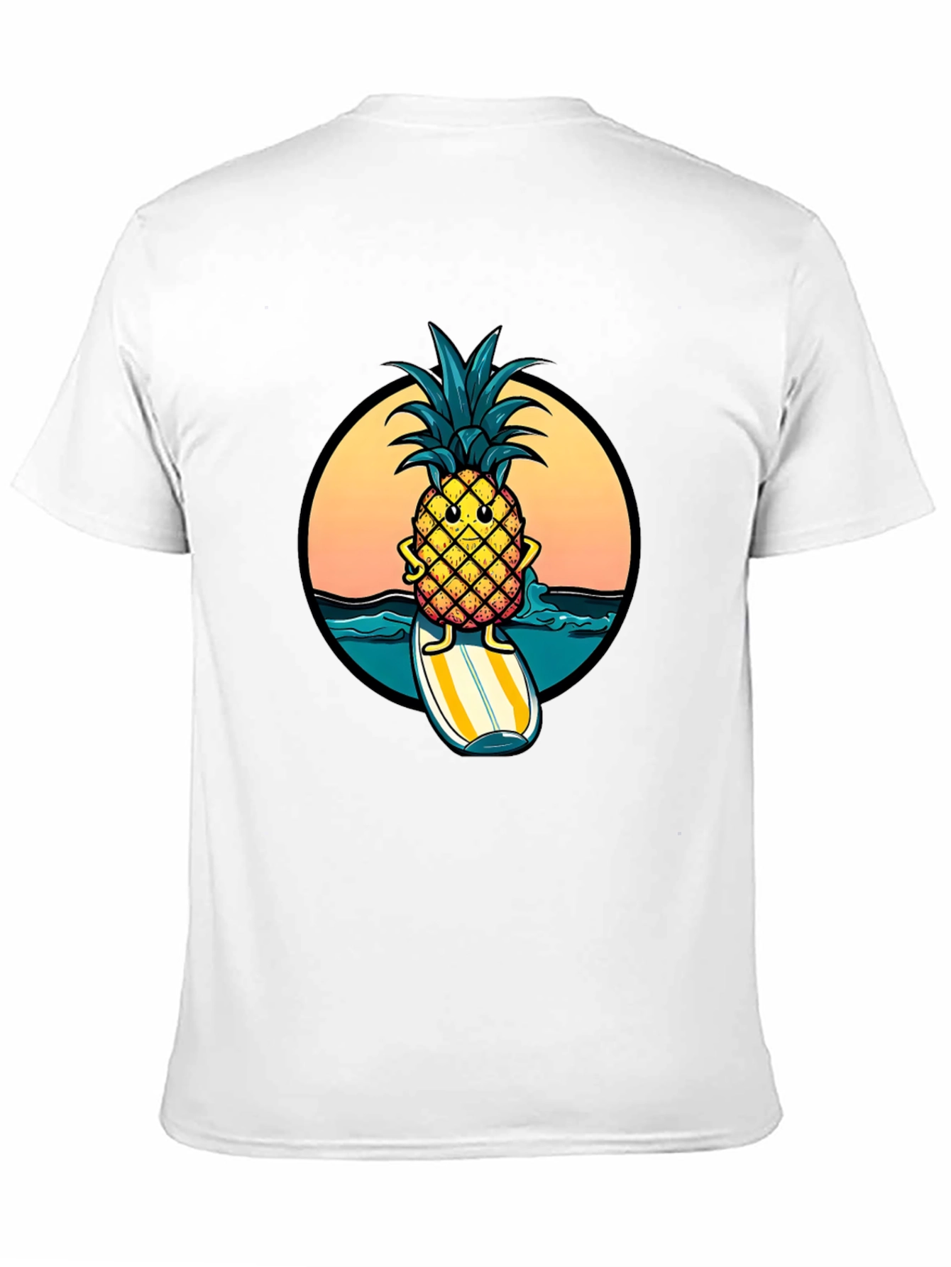 Surfing Pineapple Graphic Tee