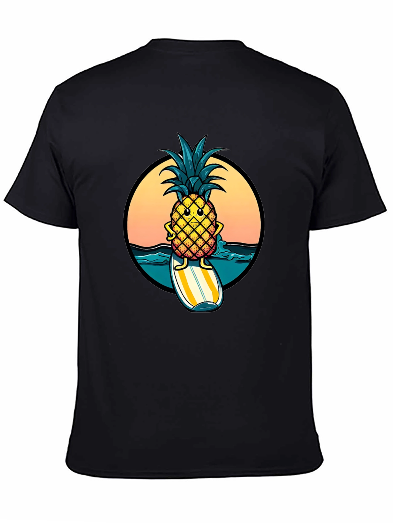 Surfing Pineapple Graphic Tee