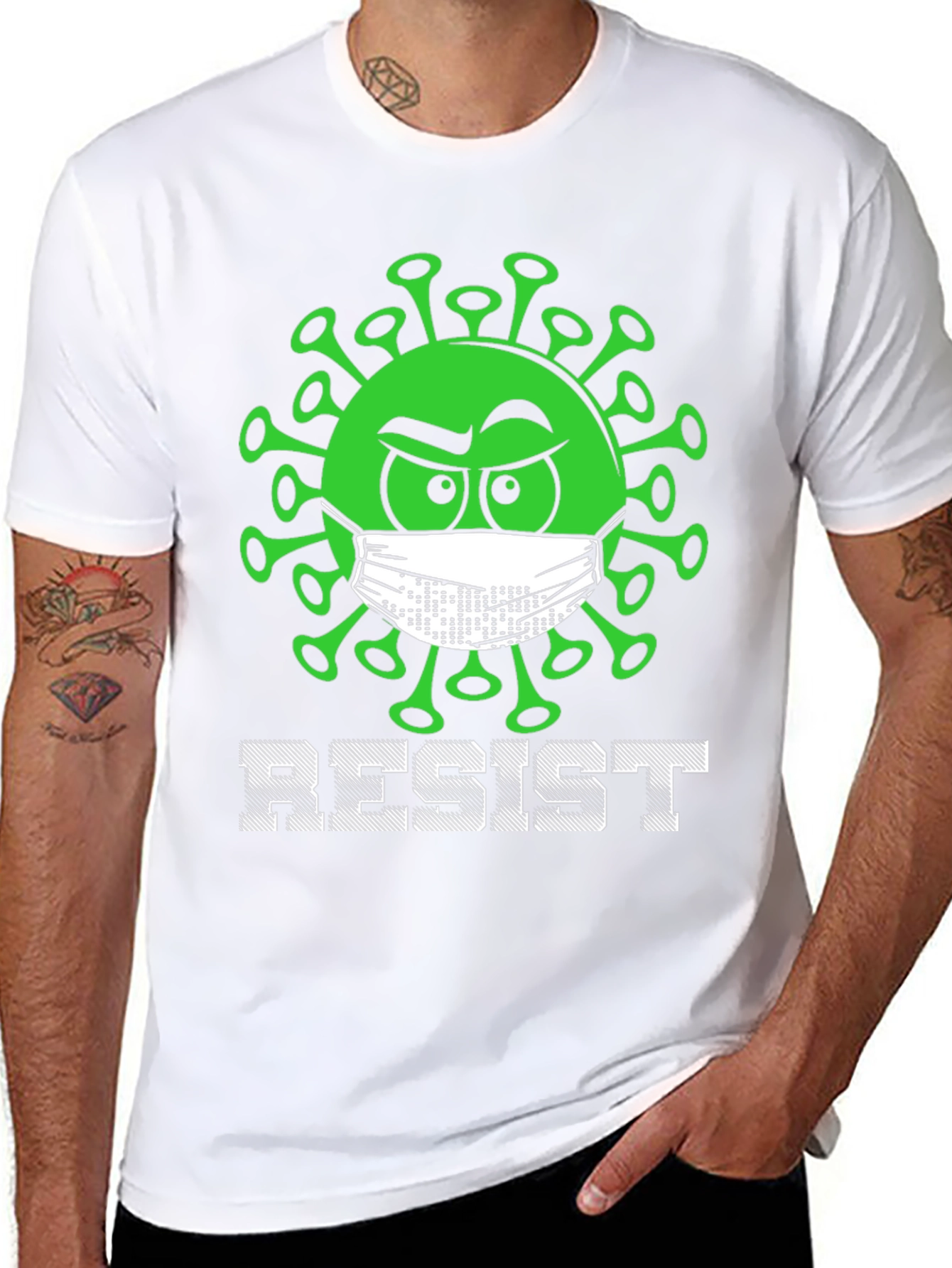 Resist Virus Graphic T-Shirt