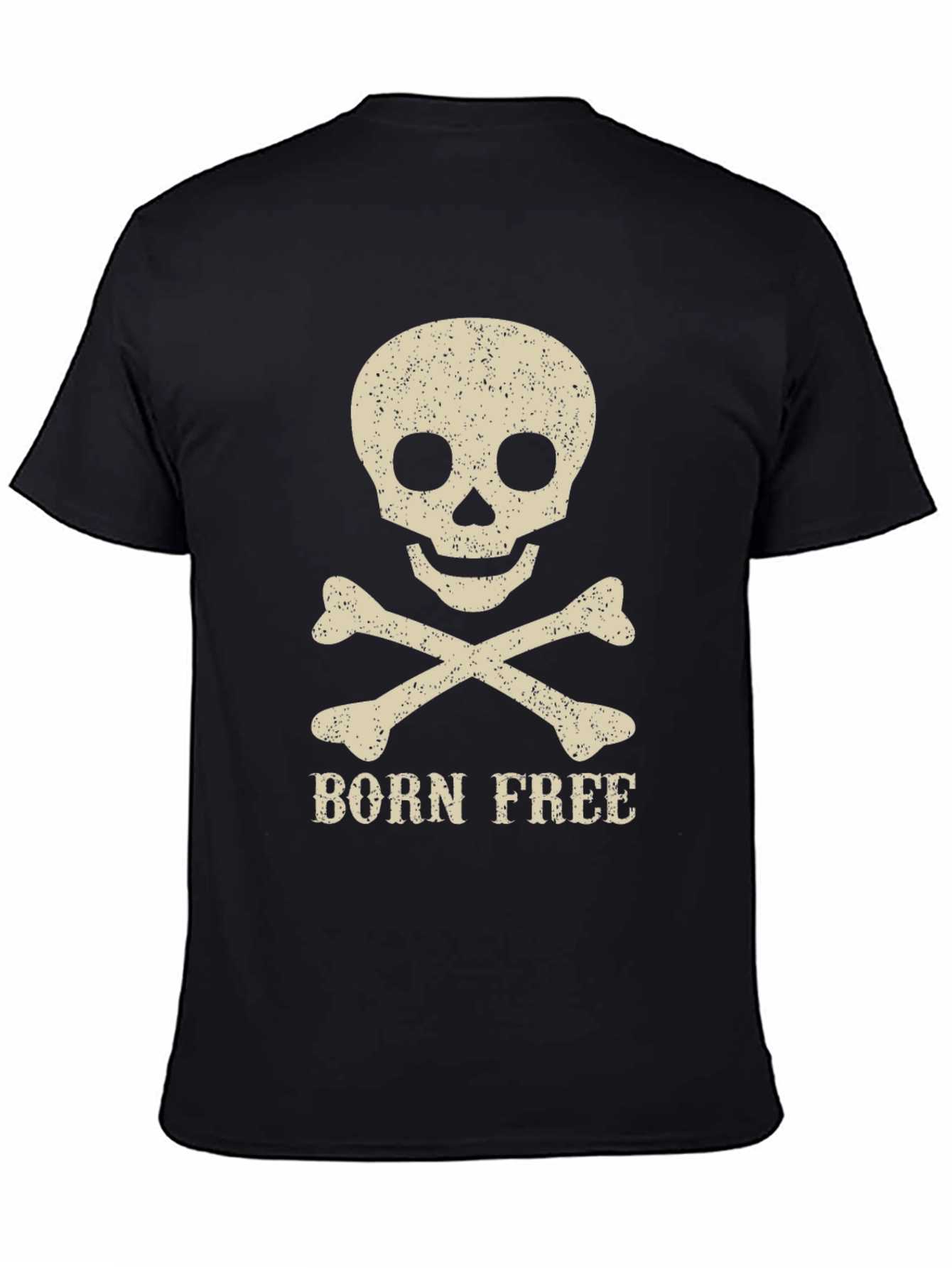 Born Free Skull & Crossbones Graphic T-Shirt