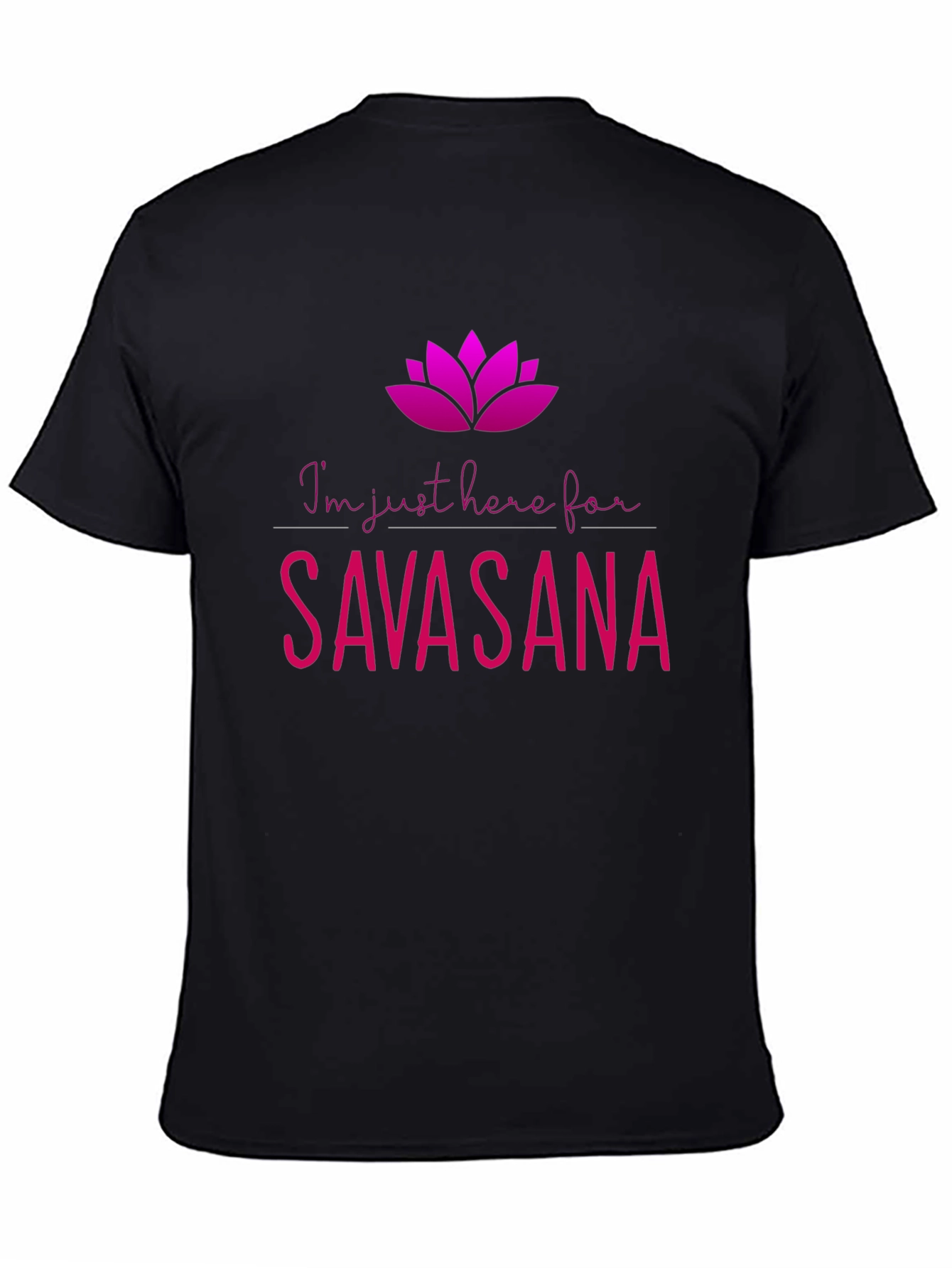 Savasana Yoga Black T-Shirt
