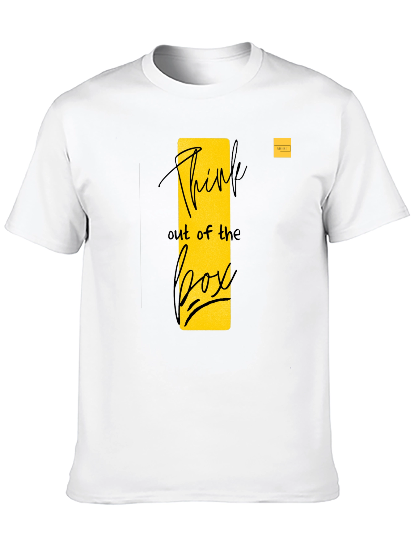 Think Outside the Box Black Graphic Tee