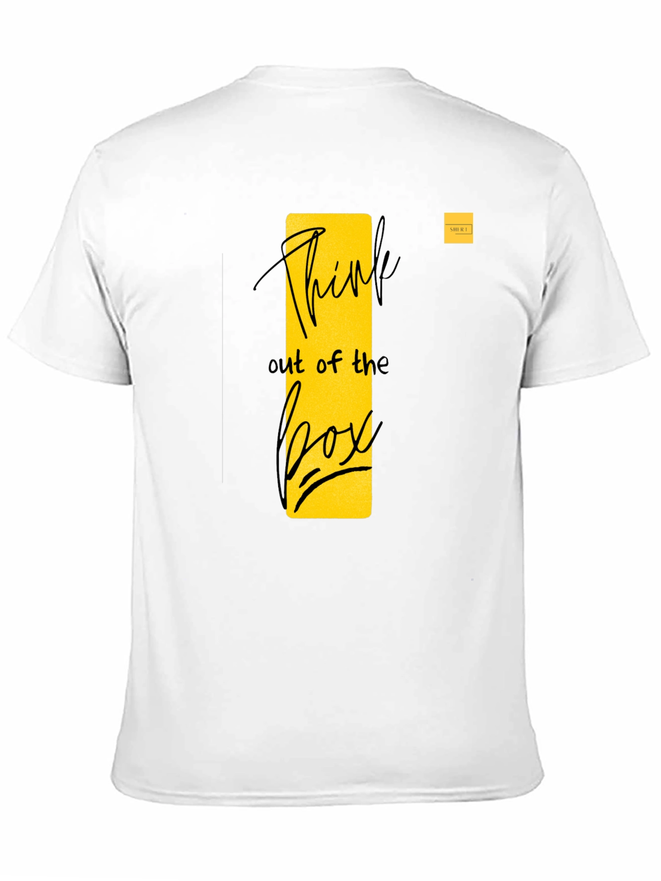 Think Outside the Box Black Graphic Tee