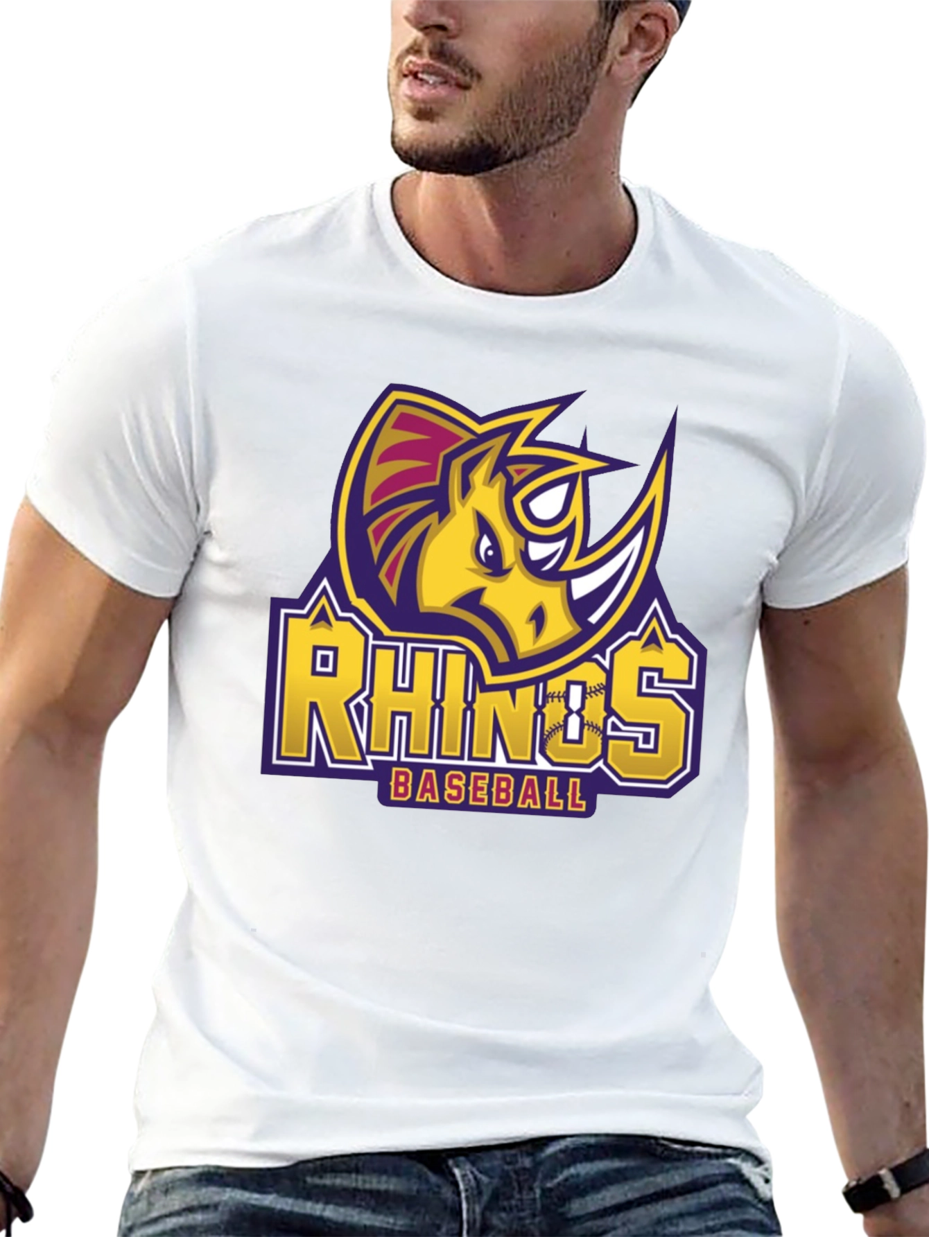 Rhinos Baseball T-Shirt - Sportswear