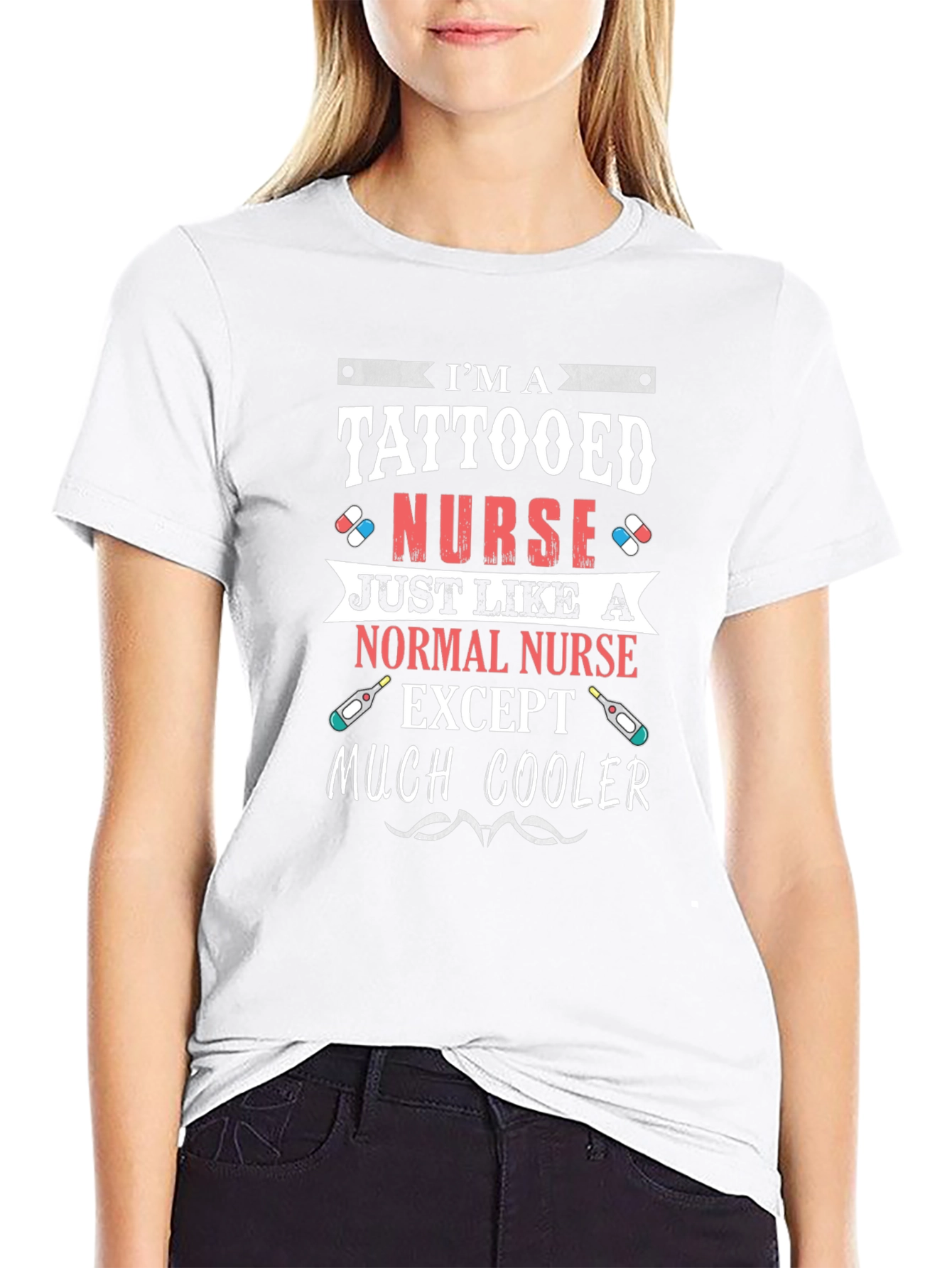 Tattooed Nurse Graphic T-Shirt - Cool & Unique!