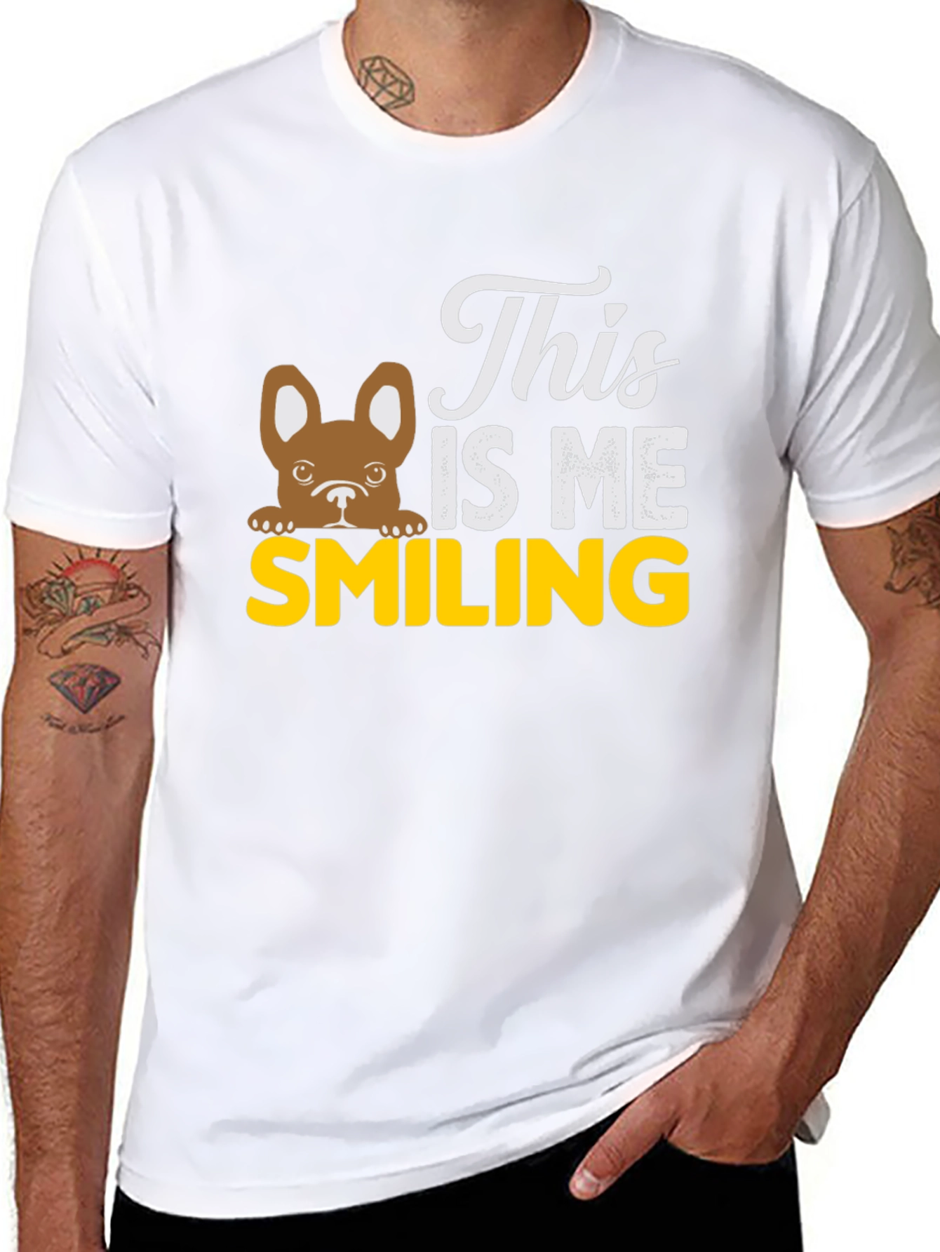 This Is Me Smiling Dog T-Shirt