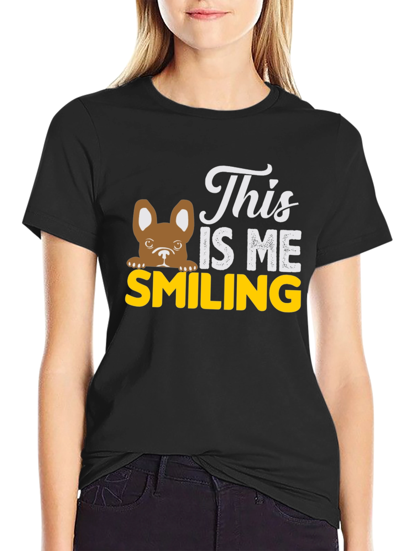 This Is Me Smiling Dog T-Shirt
