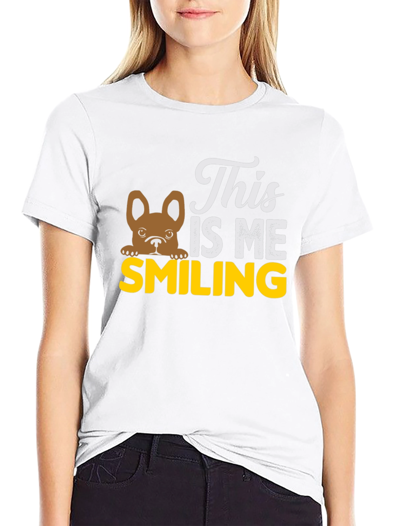 This Is Me Smiling Dog T-Shirt