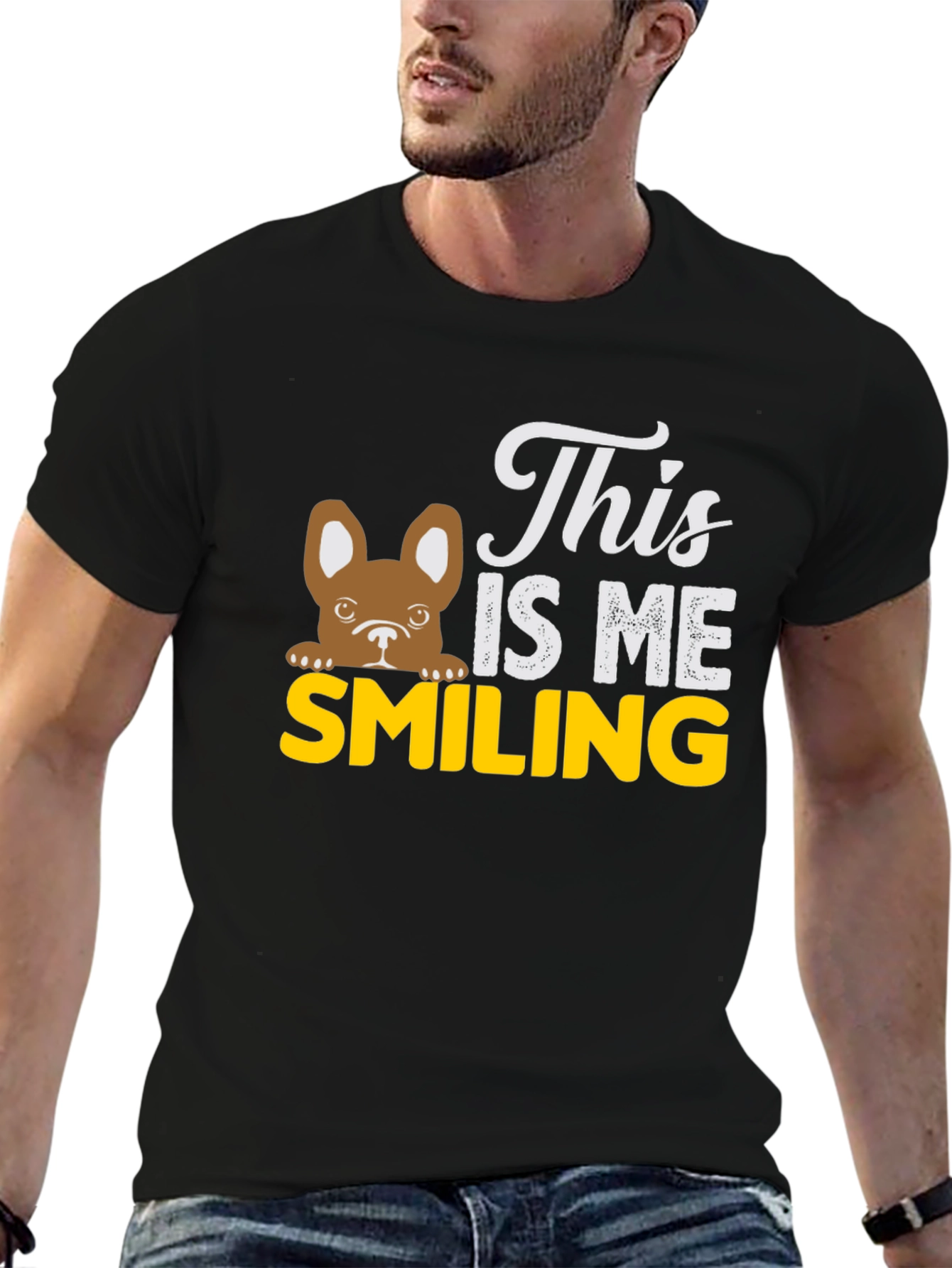 This Is Me Smiling Dog T-Shirt