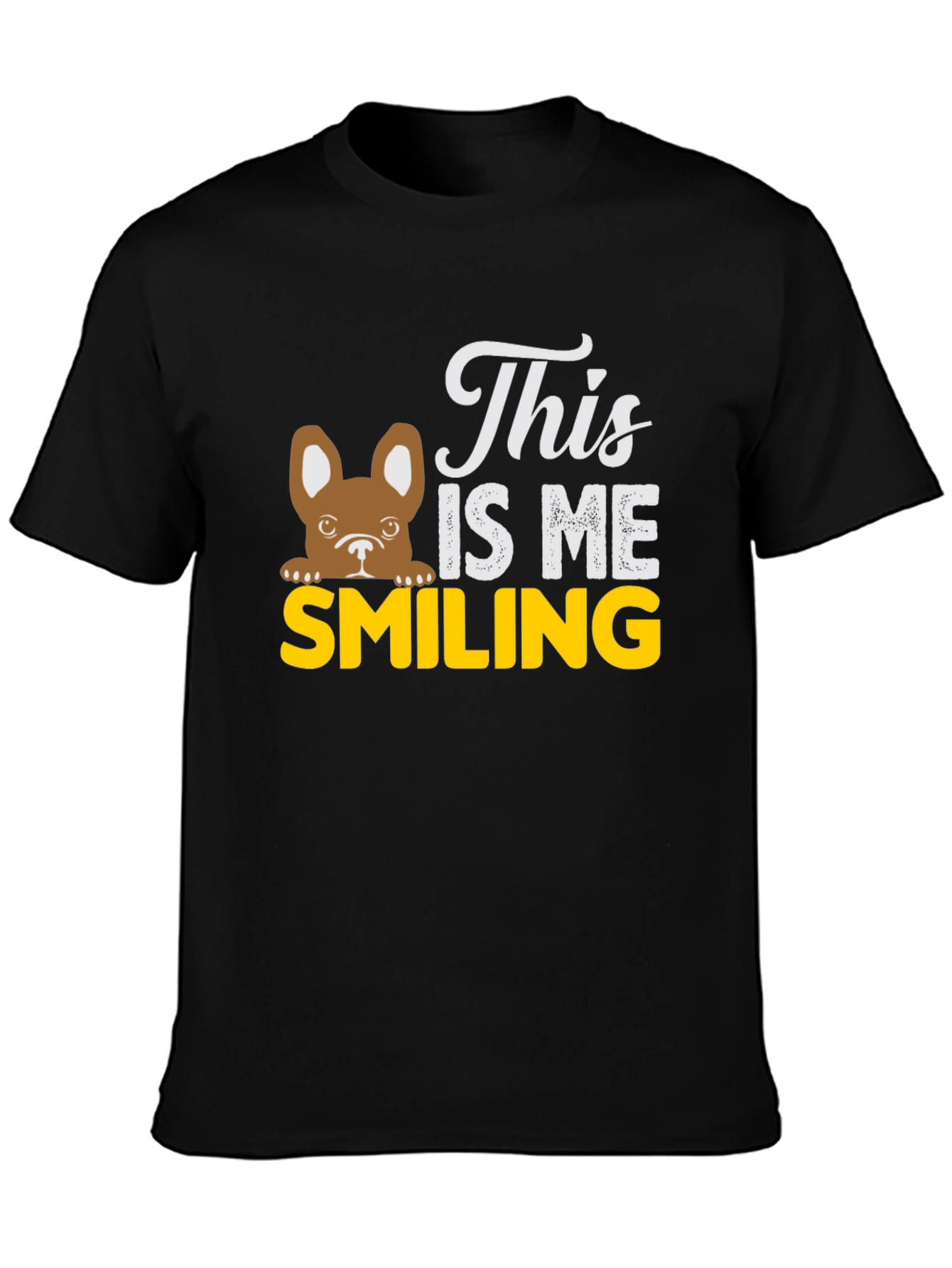 This Is Me Smiling Dog T-Shirt