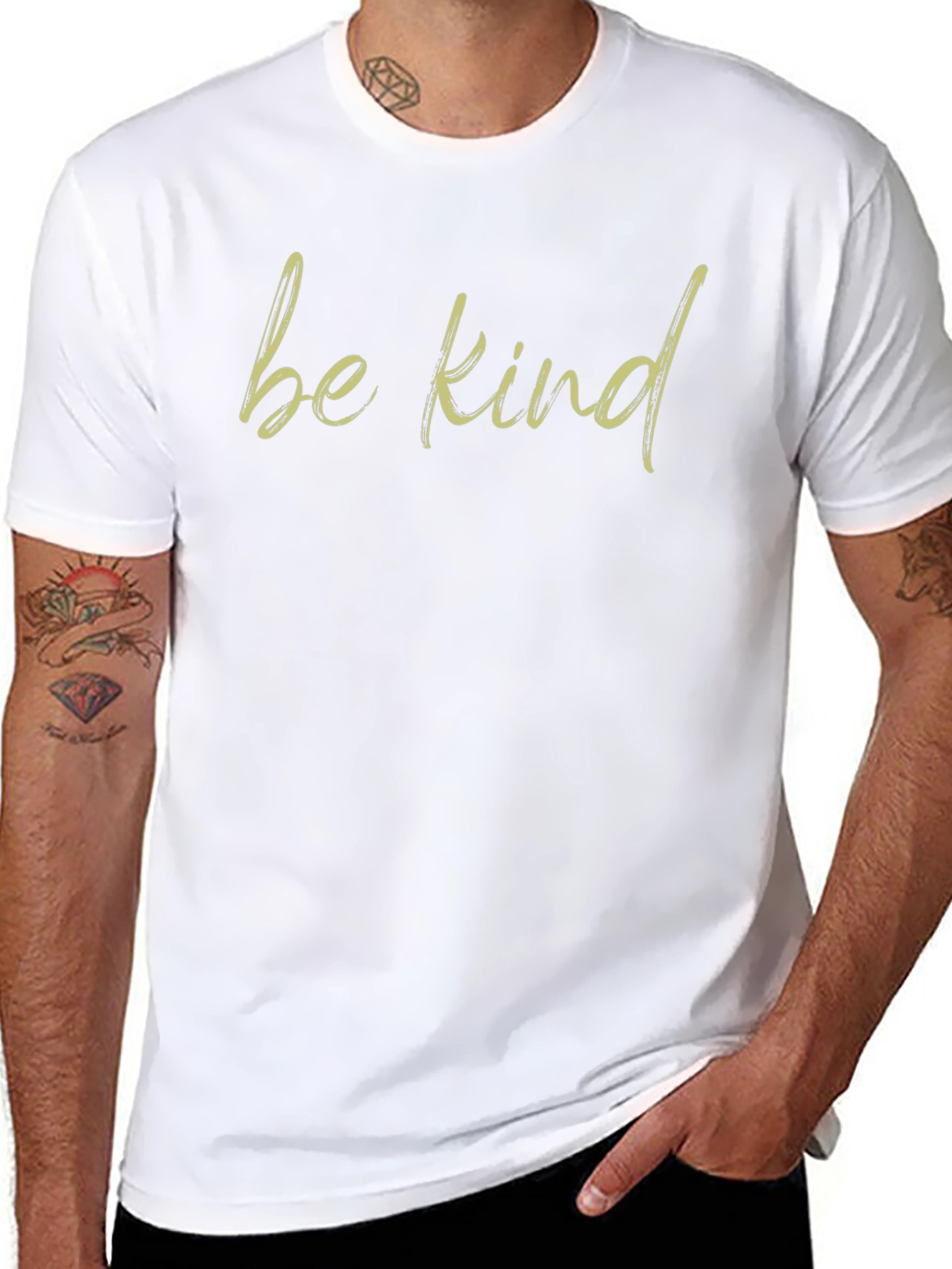 Be Kind Graphic Tee - Soft Cotton Blend