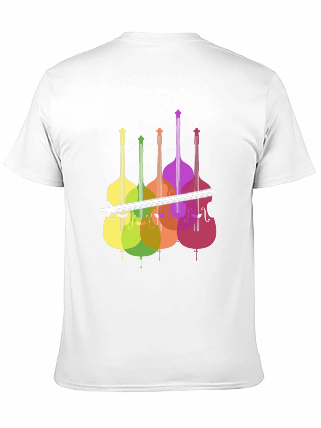 Colorful Bass Viol T-Shirt