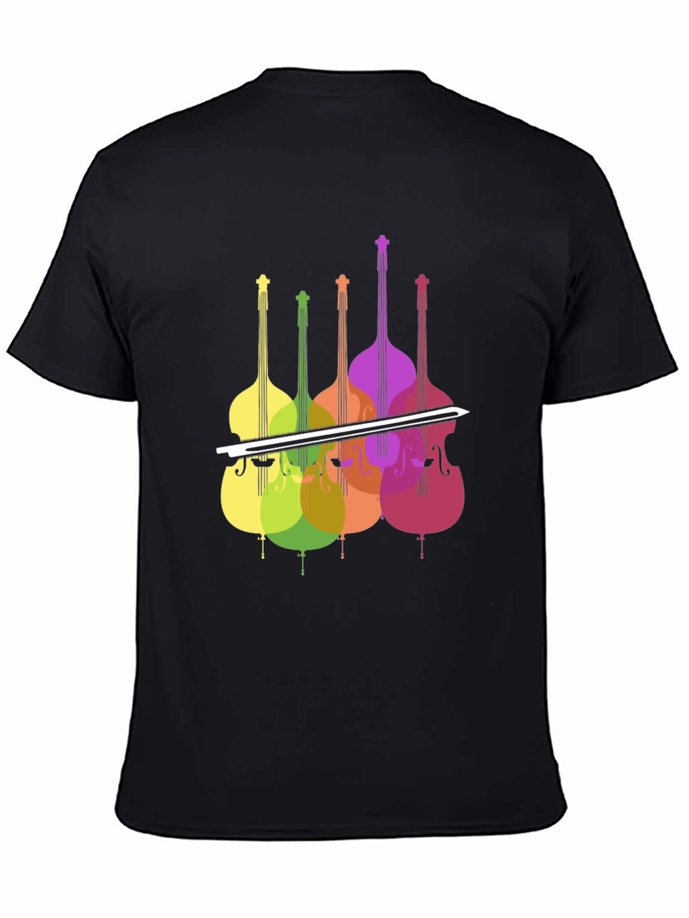 Colorful Bass Viol T-Shirt