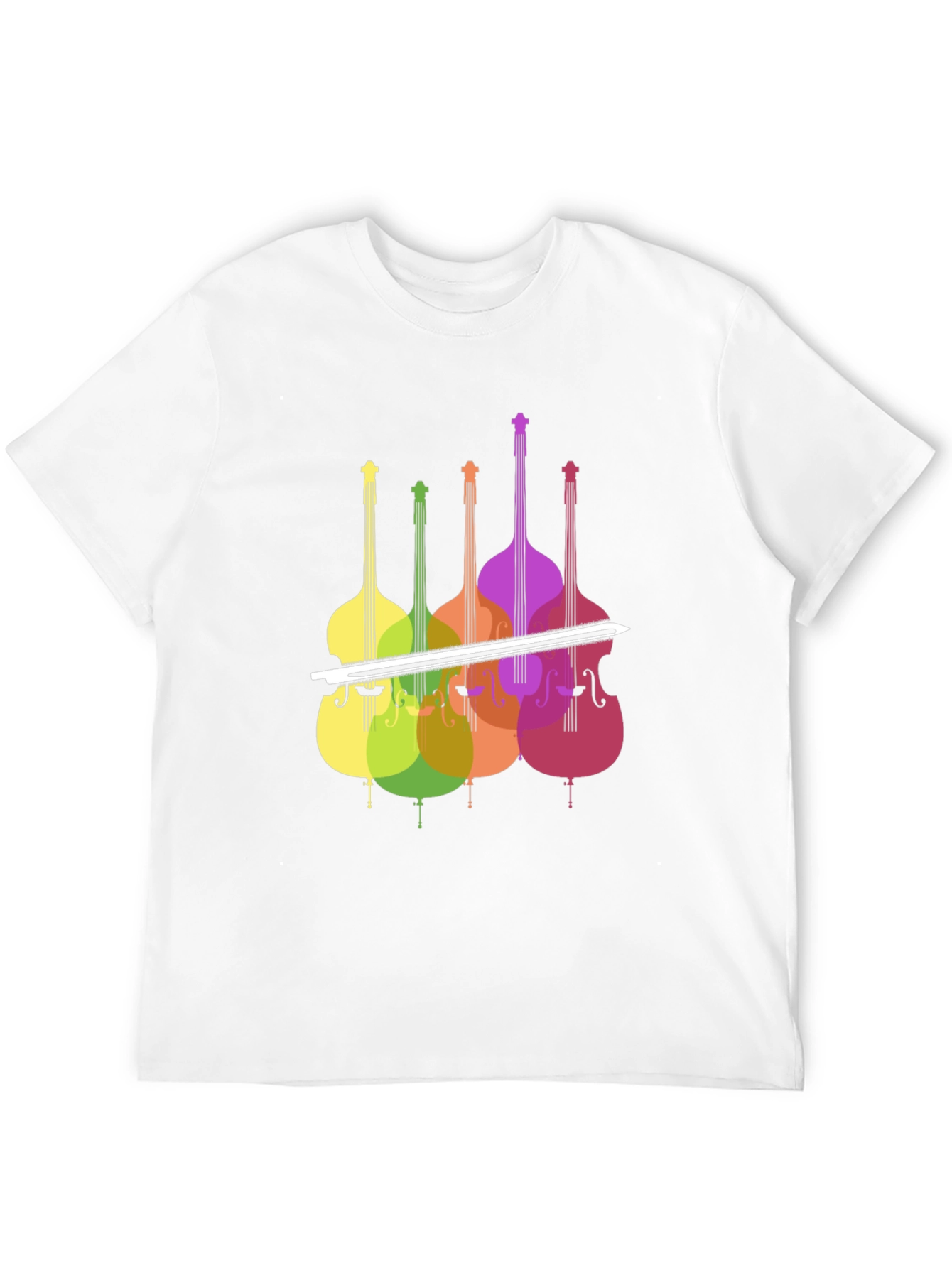 Colorful Bass Viol T-Shirt