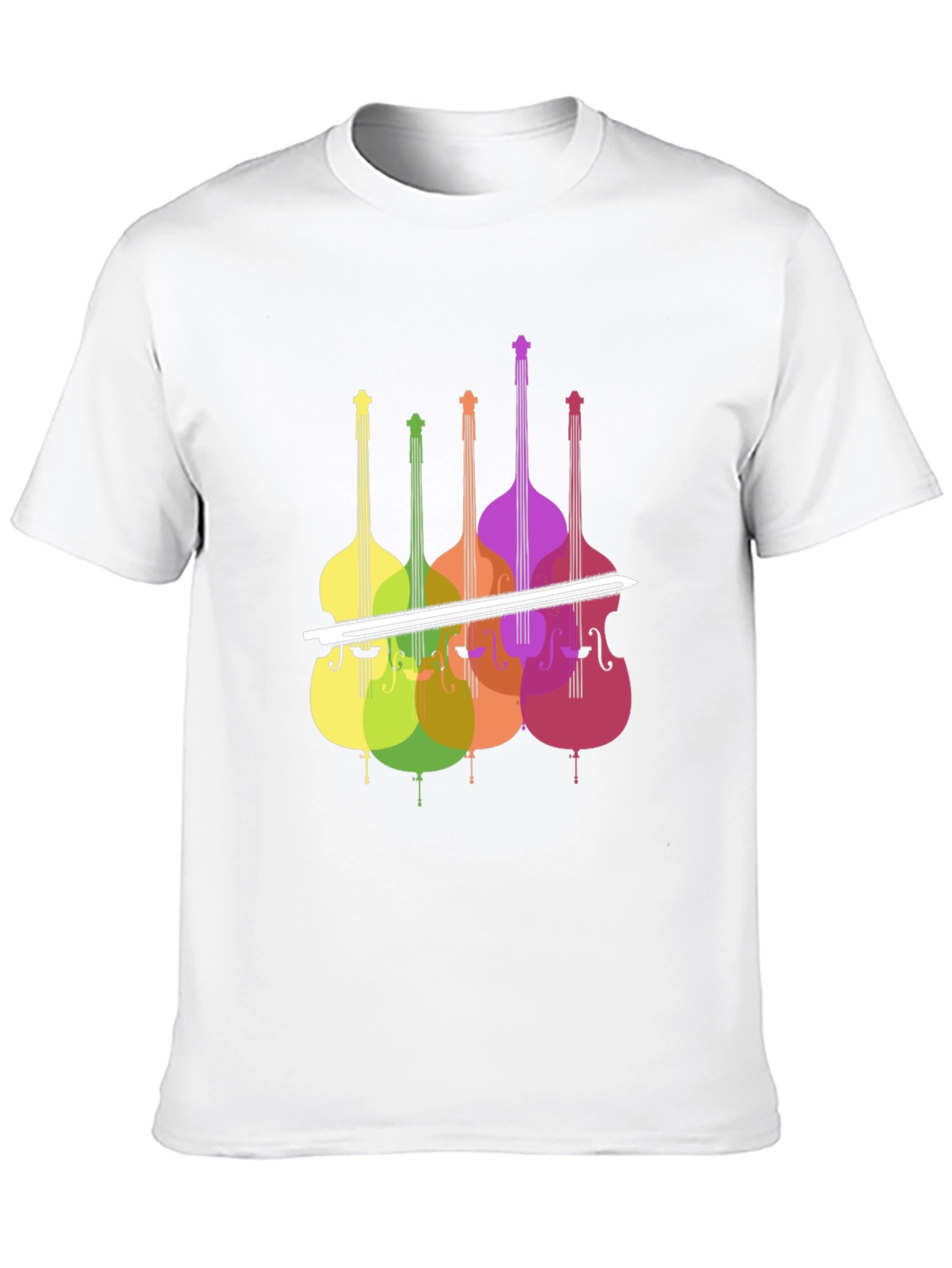 Colorful Bass Viol T-Shirt