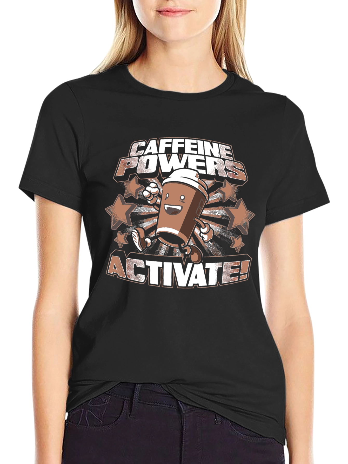 Caffeine Powers Activate T-Shirt