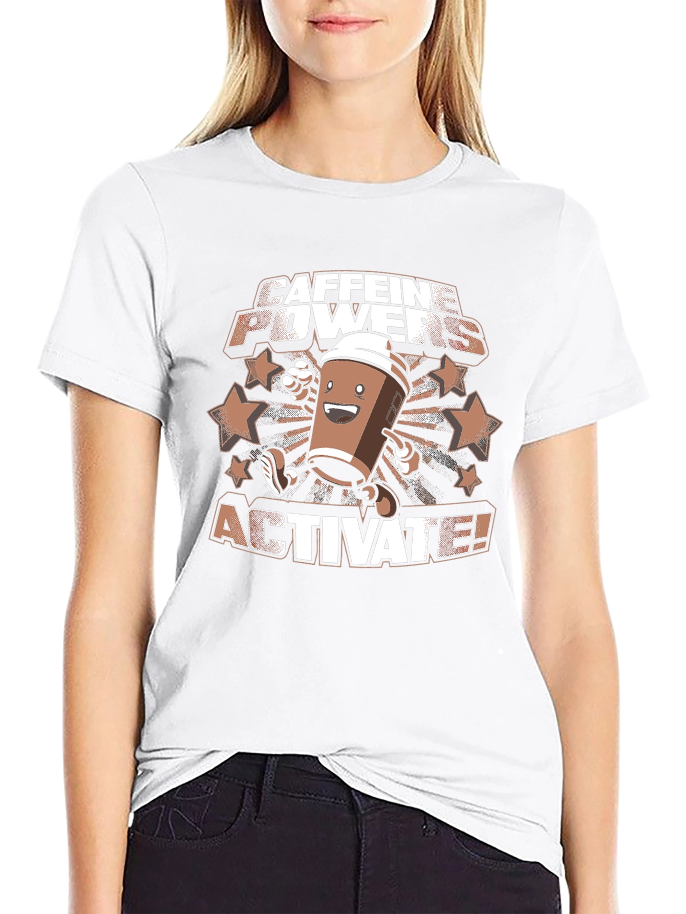 Caffeine Powers Activate T-Shirt