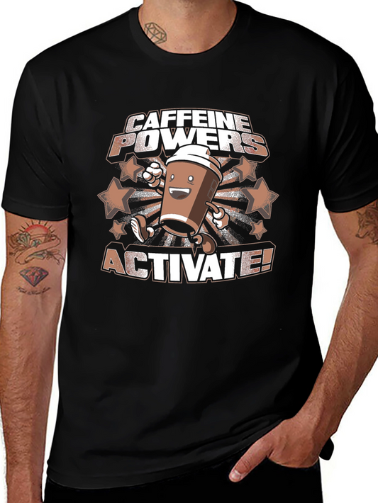 Caffeine Powers Activate T-Shirt