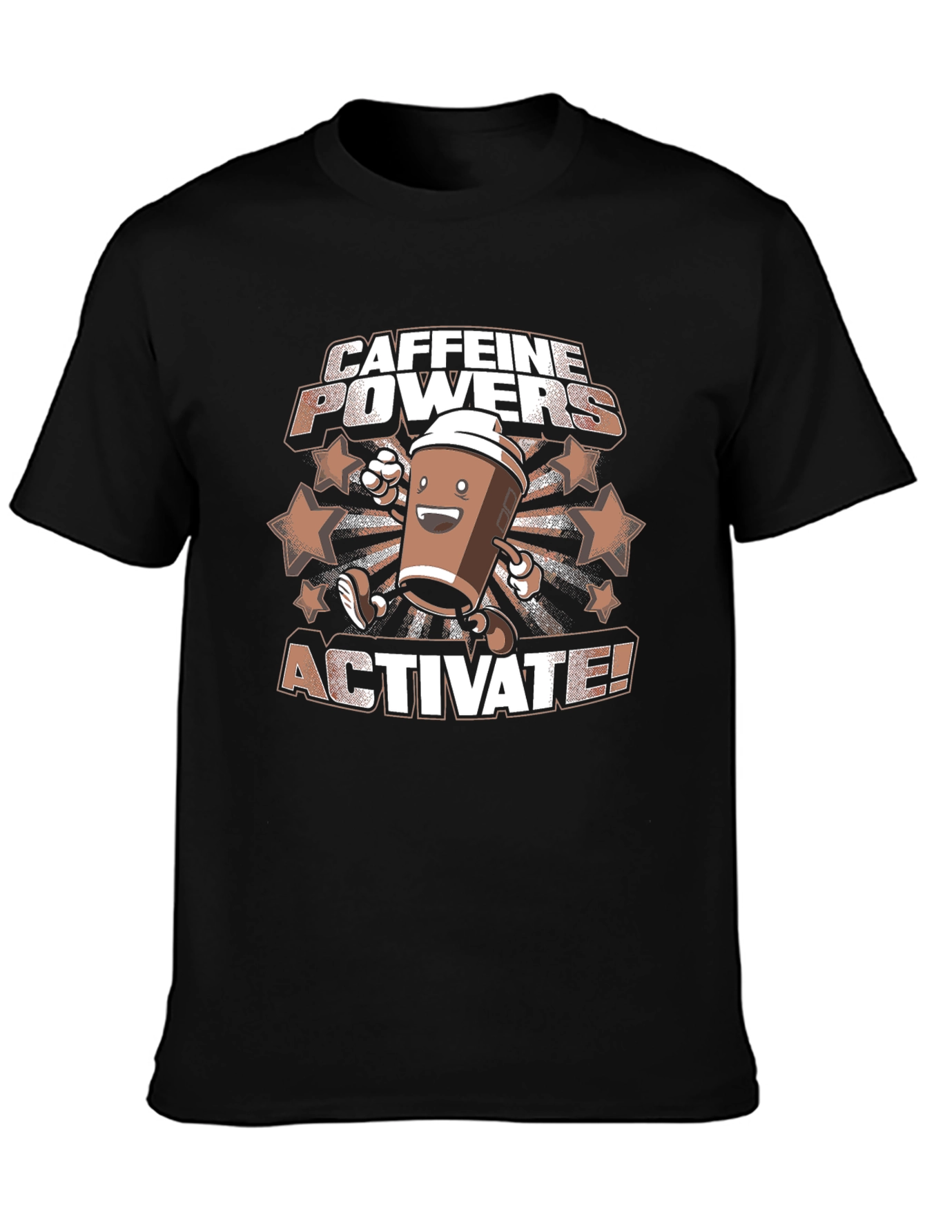 Caffeine Powers Activate T-Shirt
