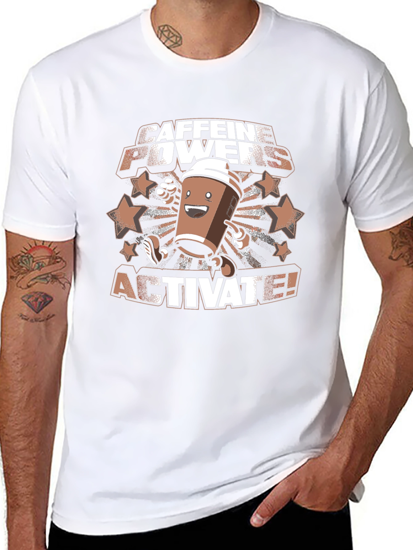 Caffeine Powers Activate T-Shirt