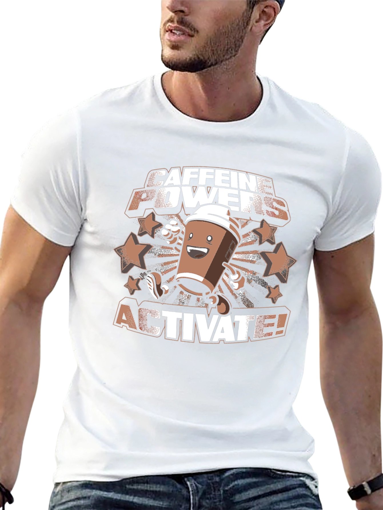 Caffeine Powers Activate T-Shirt