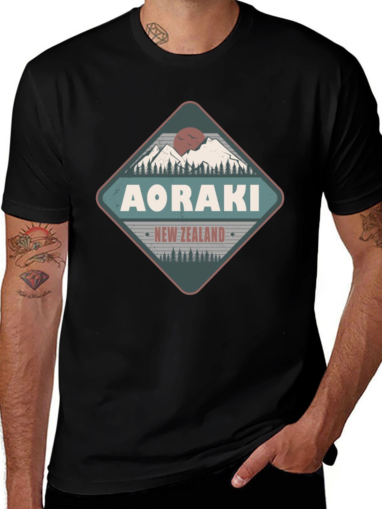 Aoraki New Zealand Graphic Tee